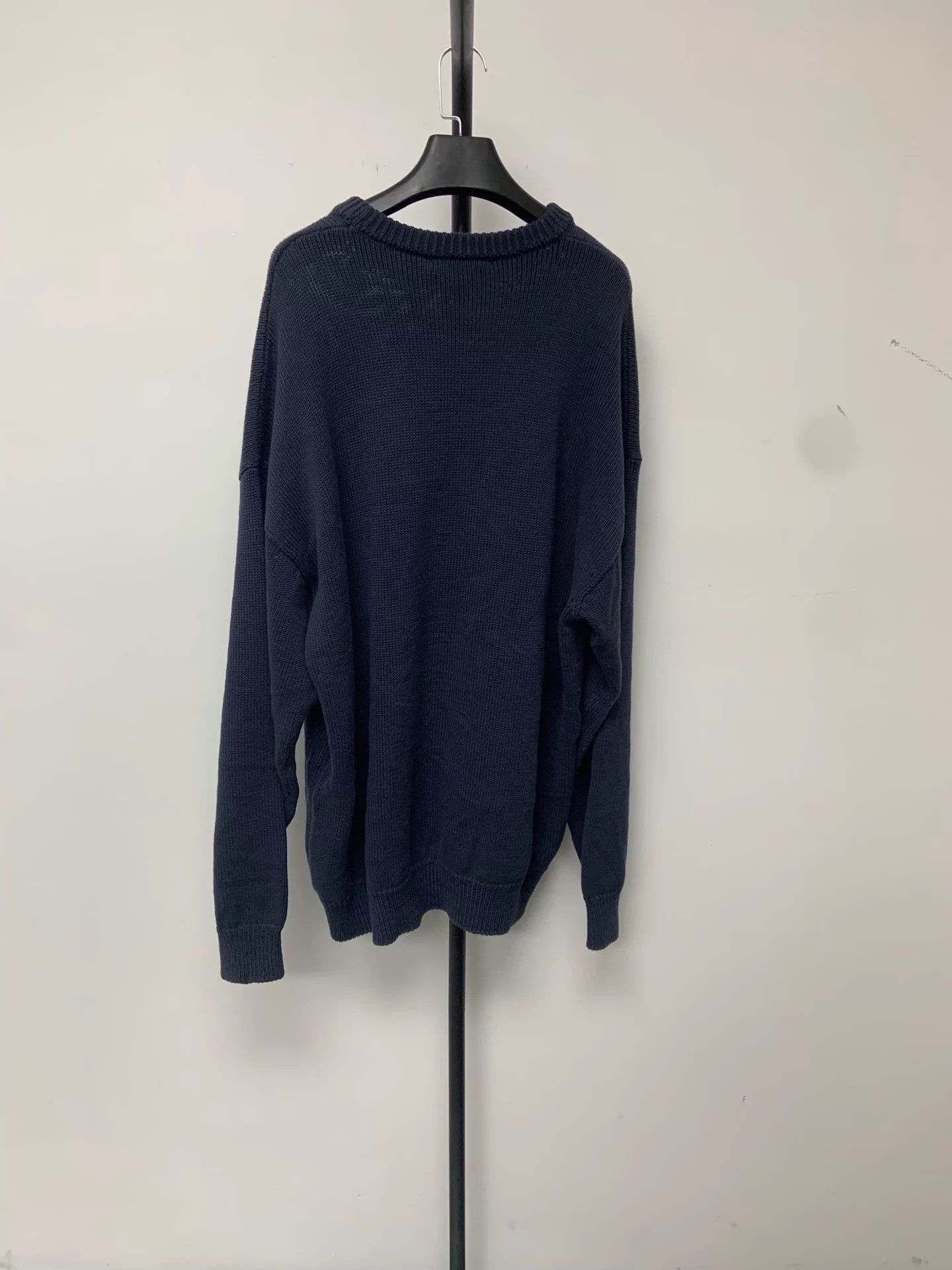 Balenciaga Balenciaga logo crewneck sweater men's blue S Size US S / EU 44-46 / 1 - 2 Thumbnail