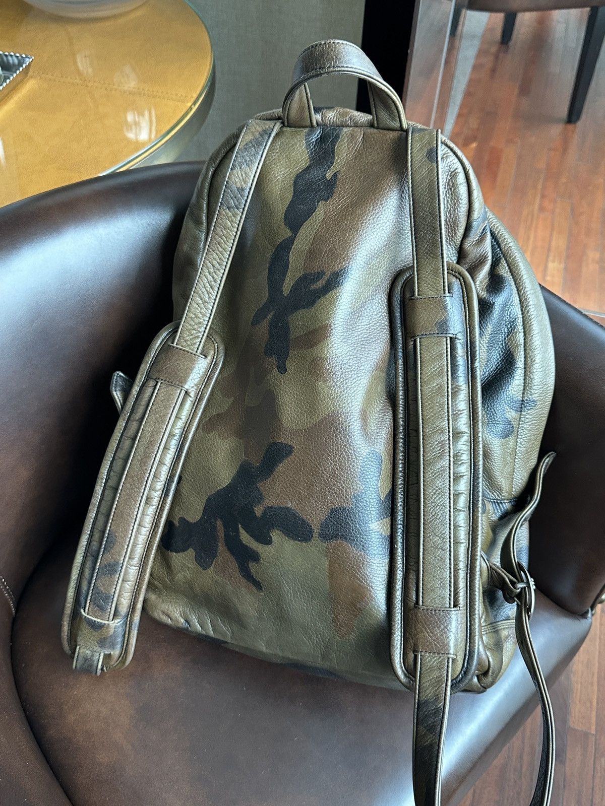 Chrome Hearts Chrome Hearts Seventh Grade Camo Leather Cross Backpack Size ONE SIZE - 8 Thumbnail