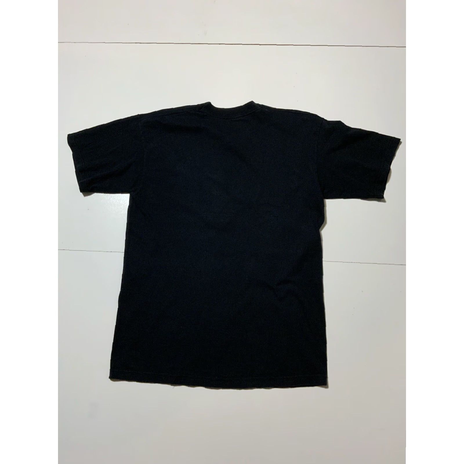 Fruit Of The Loom VINTAGE 2000 Y2K Screen Stars Jebiga F**k It Slovenian Movie Black T-Shirt Sz. M Mens Regular Size Black T-Shirt Stars 2000s Size US M / EU 48-50 / 2 - 3 Thumbnail