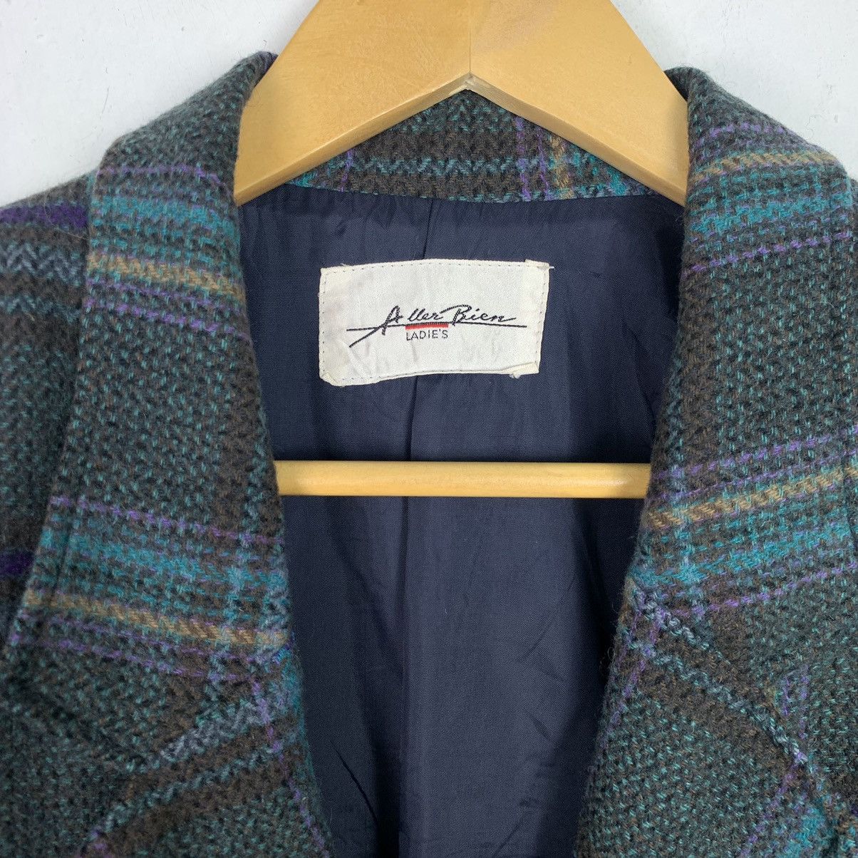 Japanese Brand × Vintage Vintage Allen Bien Plaid Jacket Size US L / EU 52-54 / 3 - 2 Thumbnail