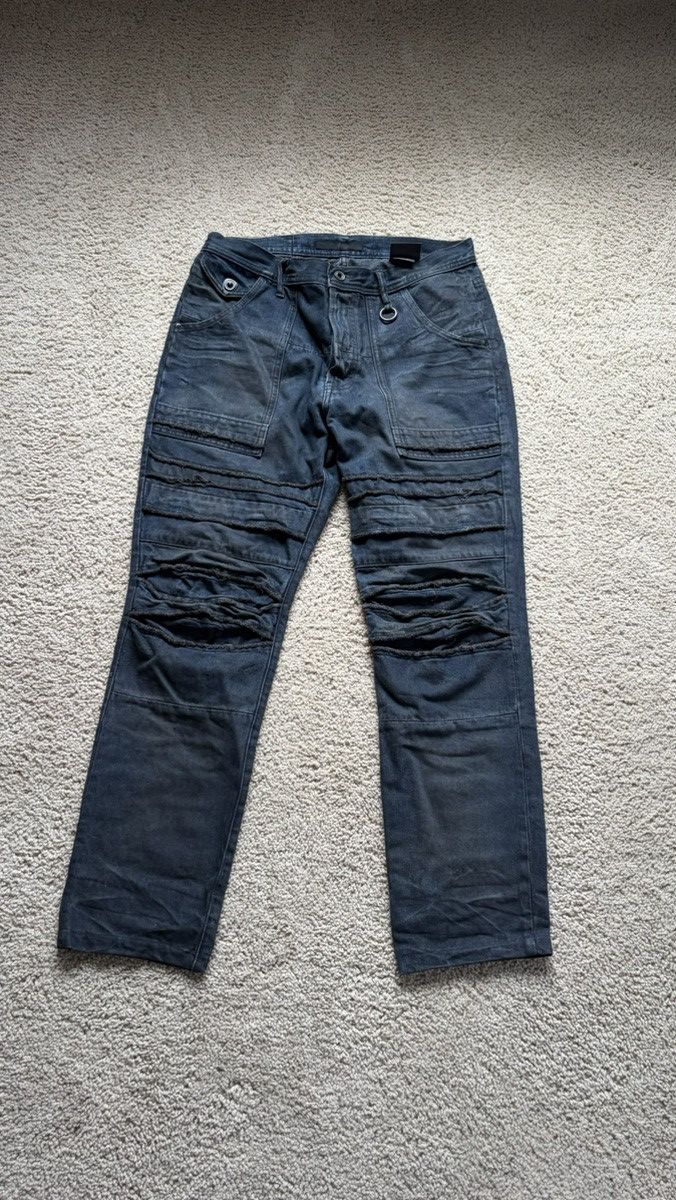 Julius JULIUS 10oz Denim Bleach Wide Pants （INDIGO） | Grailed