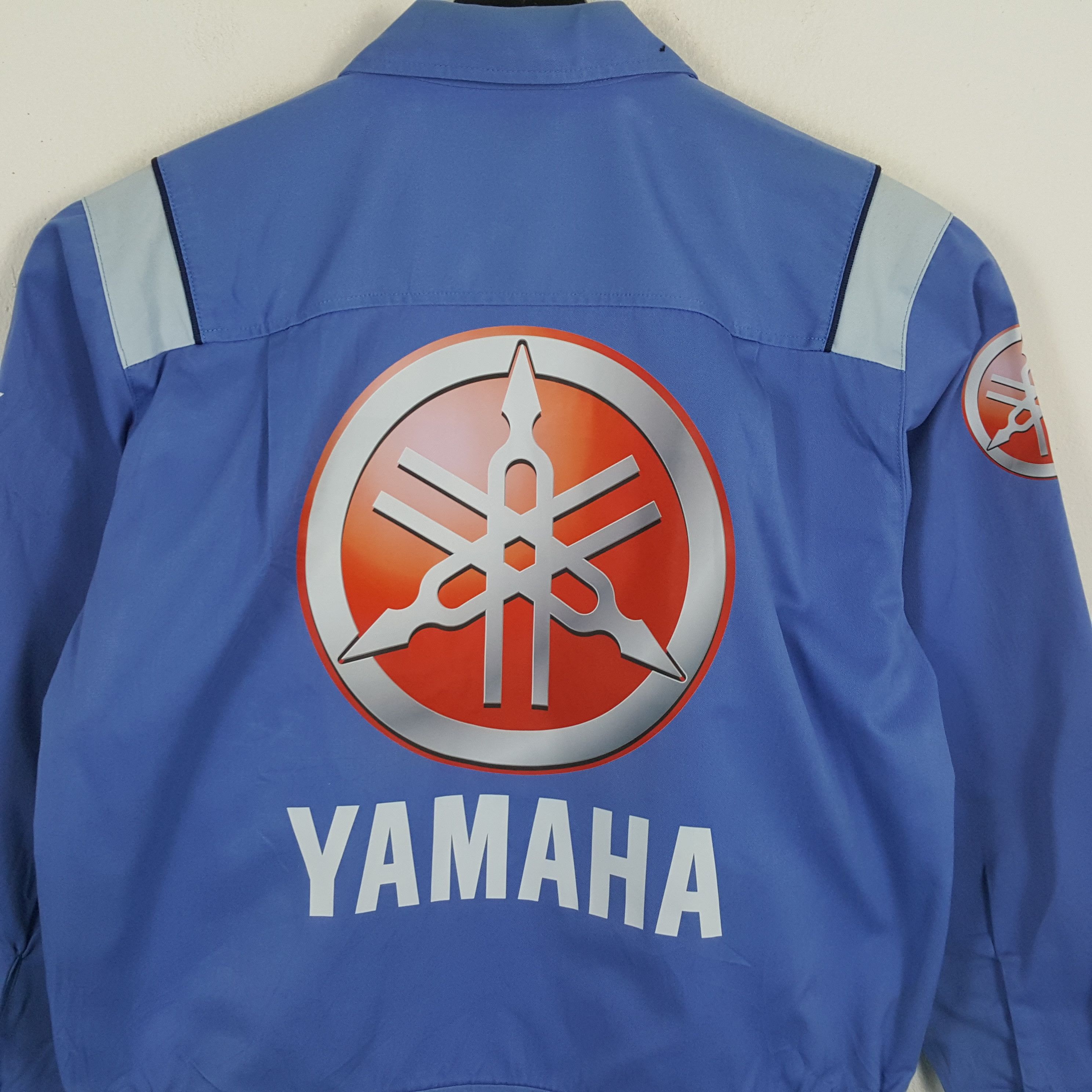 Japanese Brand × Vintage YAMAHA Japanese Brand Workwear Custom Art Jacket Size US M / EU 48-50 / 2 - 2 Thumbnail
