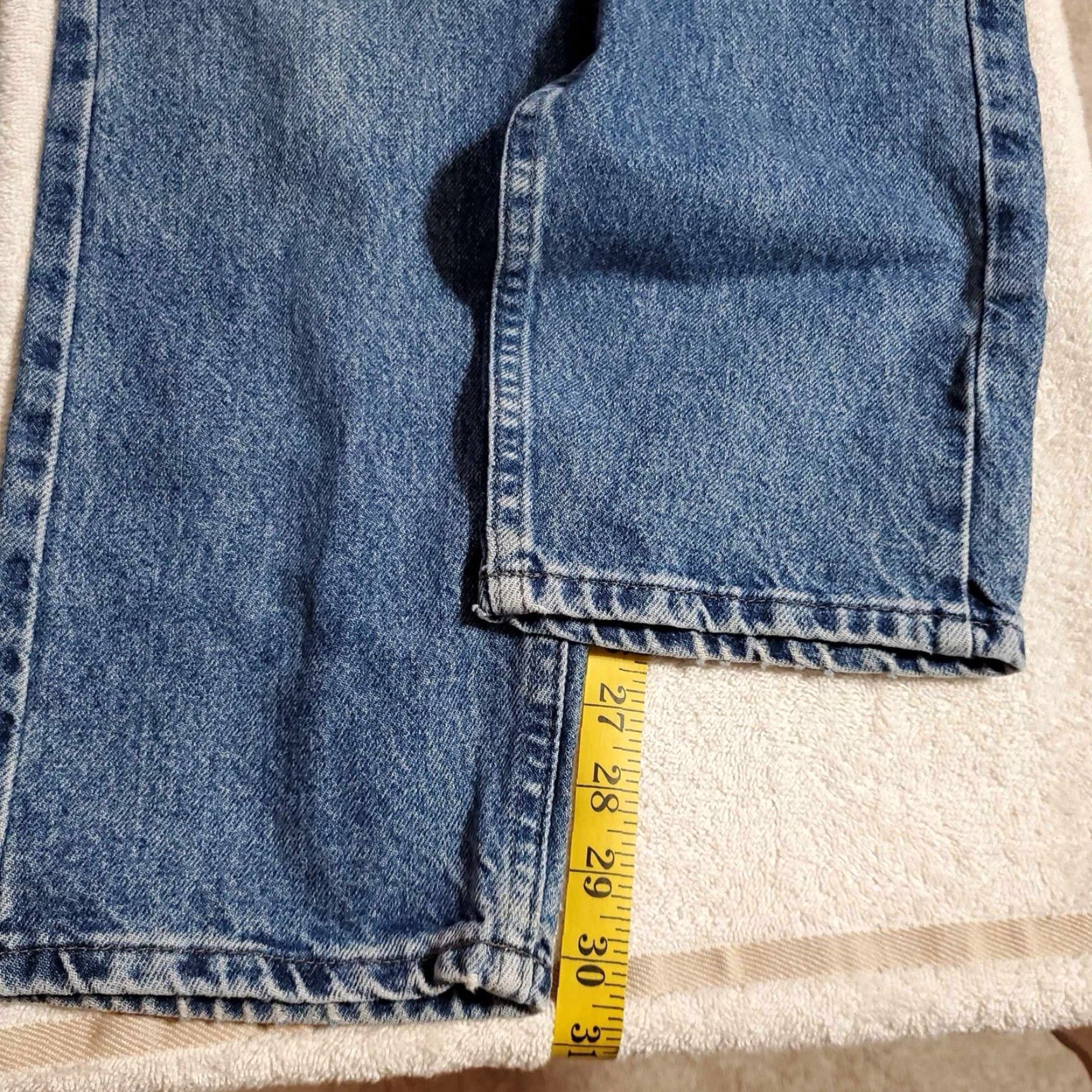 Lee VINTAGE Lee Jeans Dark Wash Faded Tag Size 30 X 30 Mens Jeans 30 Inseam Blue Straight Size US 30 / EU 46 - 6 Thumbnail