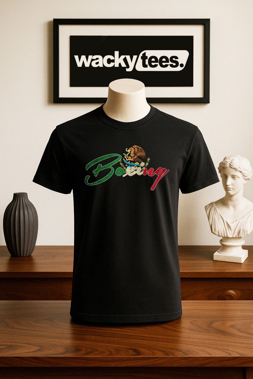 Other Boxing Mexico Mexican Flag Eagle Graphic Tee Shirt Size US L / EU 52-54 / 3 - 1 Thumbnail