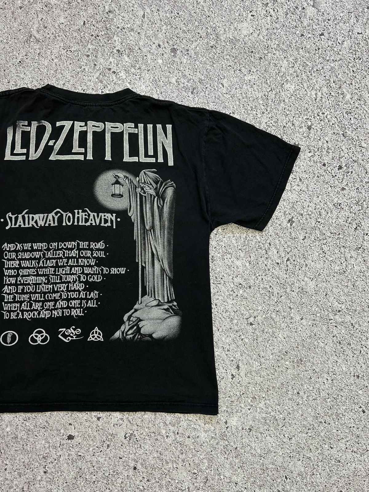 Band Tees × Led Zeppelin × Vintage Vintage 90’s Led Zeppelin Stairway To Heaven Band T-shirt Size US XXL / EU 58 / 5 - 8 Thumbnail