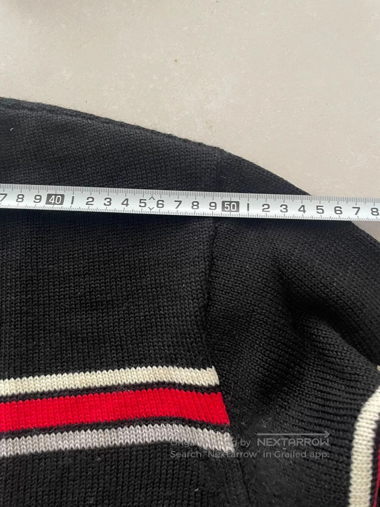 Yves Saint Laurent YSL Men's Black Knit Sweater. Size US M / EU 48-50 / 2 - 9 Thumbnail