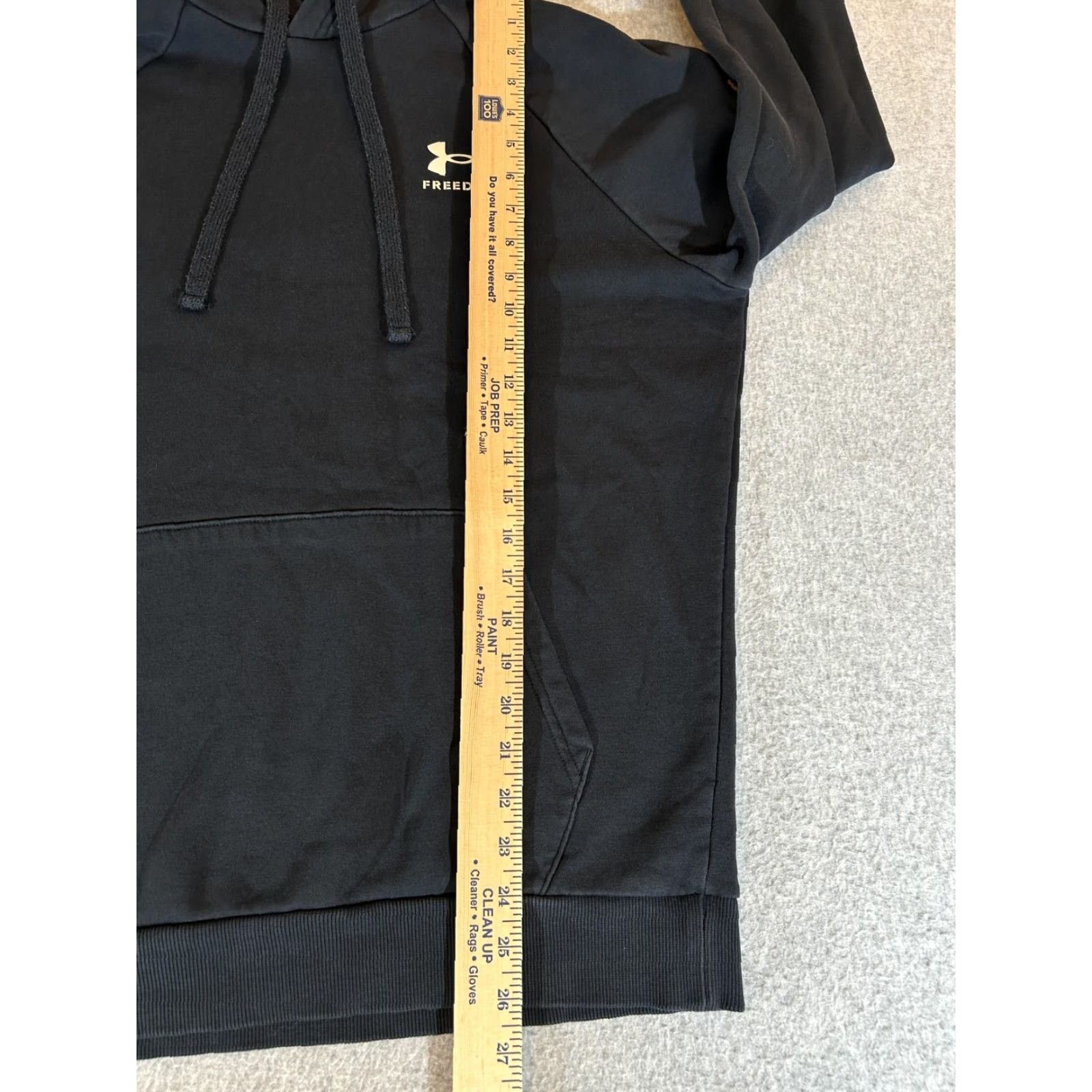 Under Armour Under Armour Hoodie Mens Medium Black Freedom Flag Pullover Fleece Sweatshirt UA Size US M / EU 48-50 / 2 - 7 Thumbnail