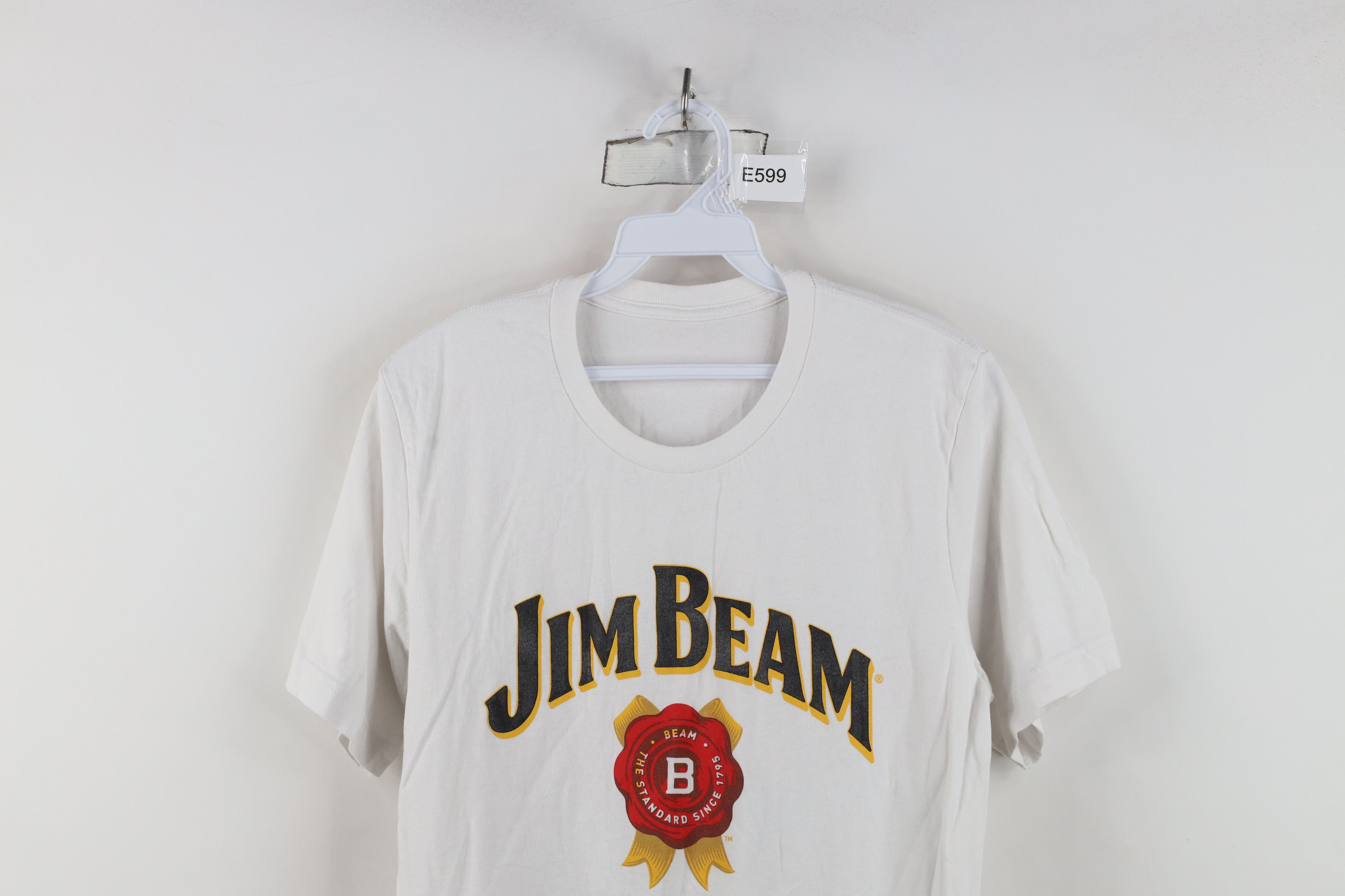 Vintage Vintage Y2K Jim Beam Bourbon Whiskey Short Sleeve T-Shirt Size US S / EU 44-46 / 1 - 2 Thumbnail
