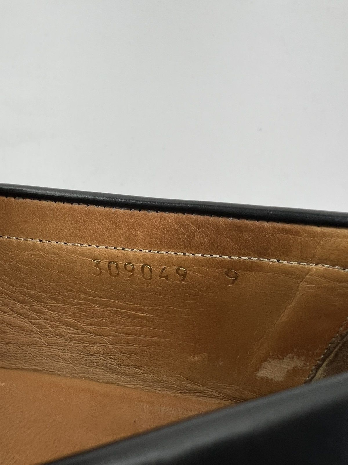Gucci GUCCI Loafers Leather Penny Shoes GG Logo Black Men’s Size US 9.5 / EU 42-43 - 21 Thumbnail