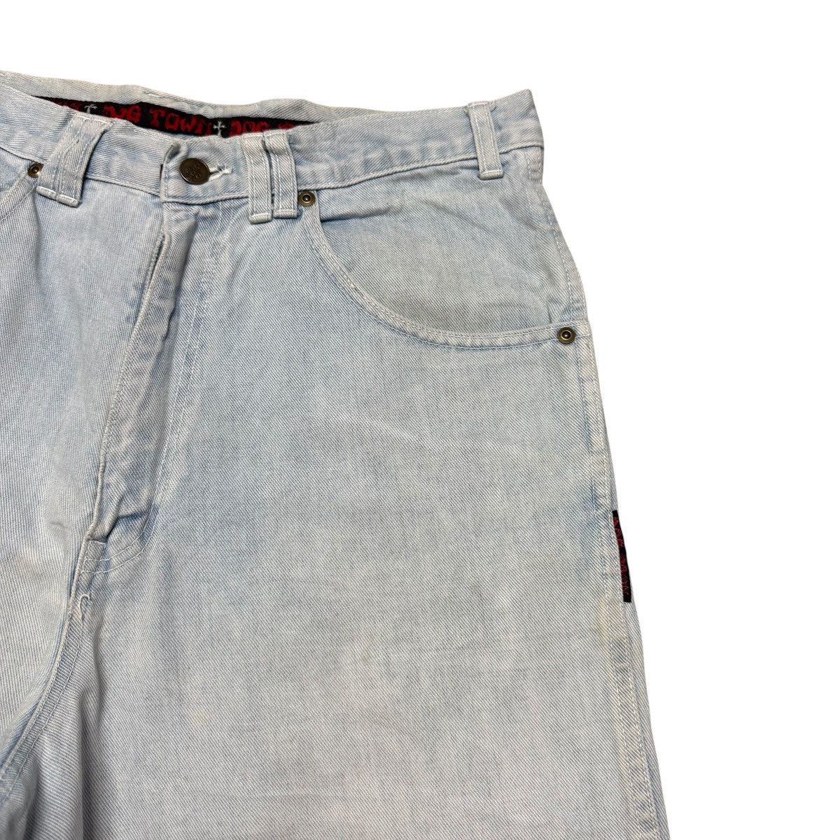 Dogtown Vintage y2k Dogtown Light Wash Denim Baggy Jeans Size US 32 / EU 48 - 5 Thumbnail