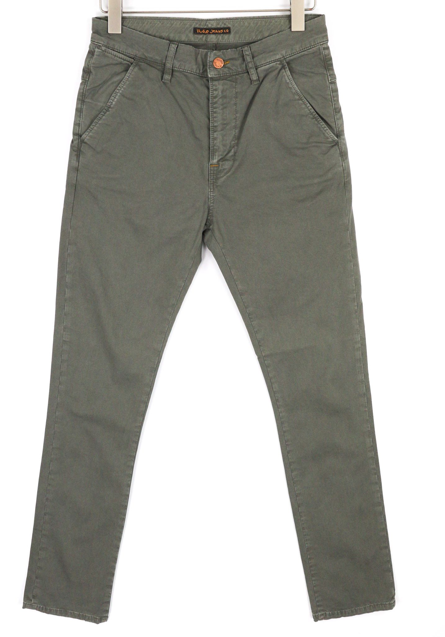 Nudie Jeans KHAKI SLIM W29/L32 Shadow Wash Organic Chino 82563 Size US 29 - 1 Thumbnail