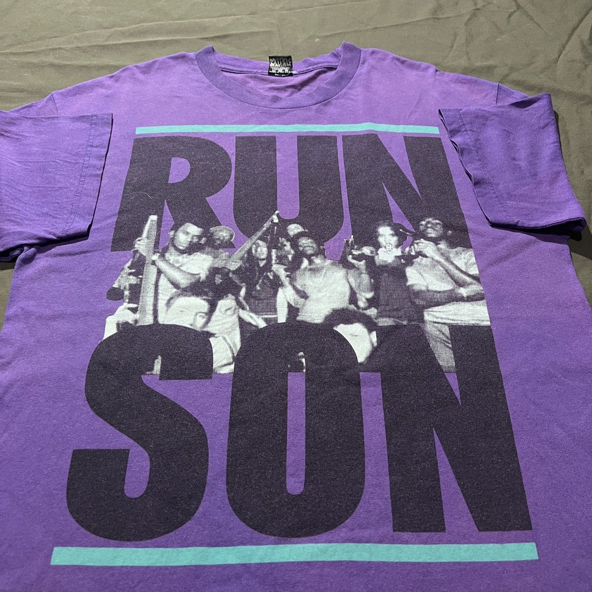 Rap Tees Vintage Y2K RUN SON SOUL FUNK R&B HIPHOP Tee Faded Size US L / EU 52-54 / 3 - 2 Thumbnail