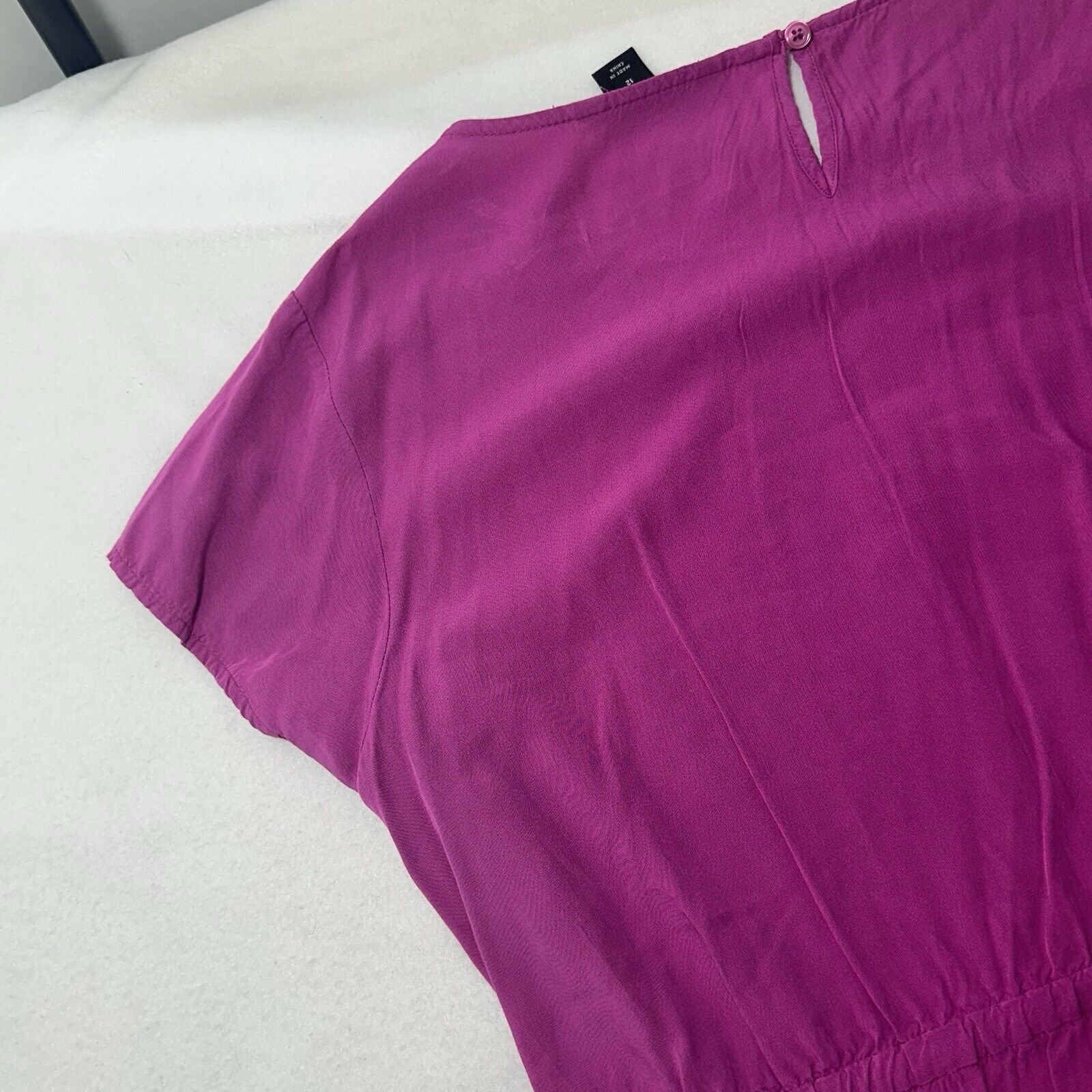 J.Crew J. Crew 12 Magenta Pink Mini Dress Pullover Pockets Size XL / US 12-14 / IT 48-50 - 16 Thumbnail