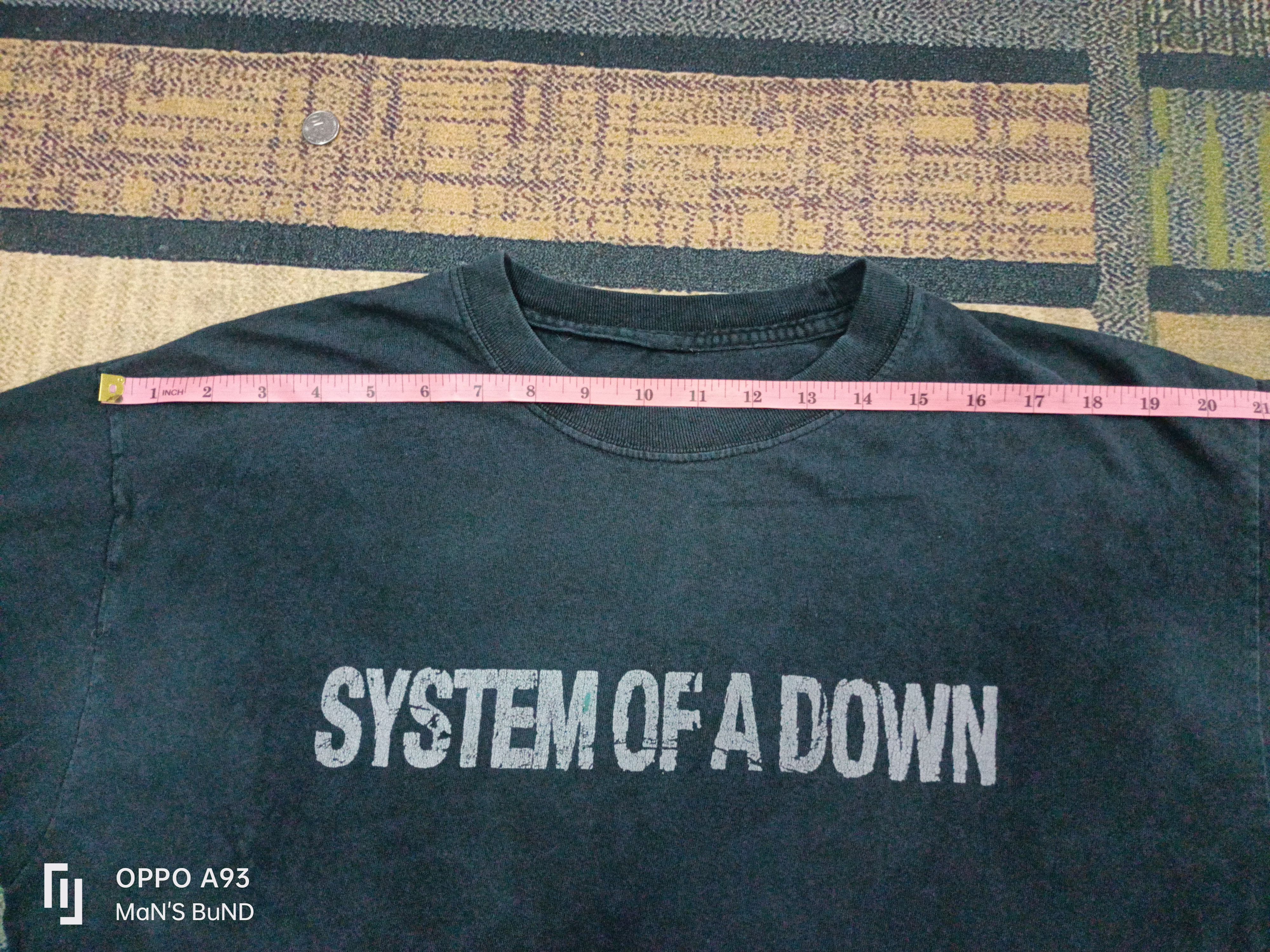 Band Tees DISTRESSED BAND TEES,SYSTEM OF A DOWN Size US M / EU 48-50 / 2 - 11 Thumbnail