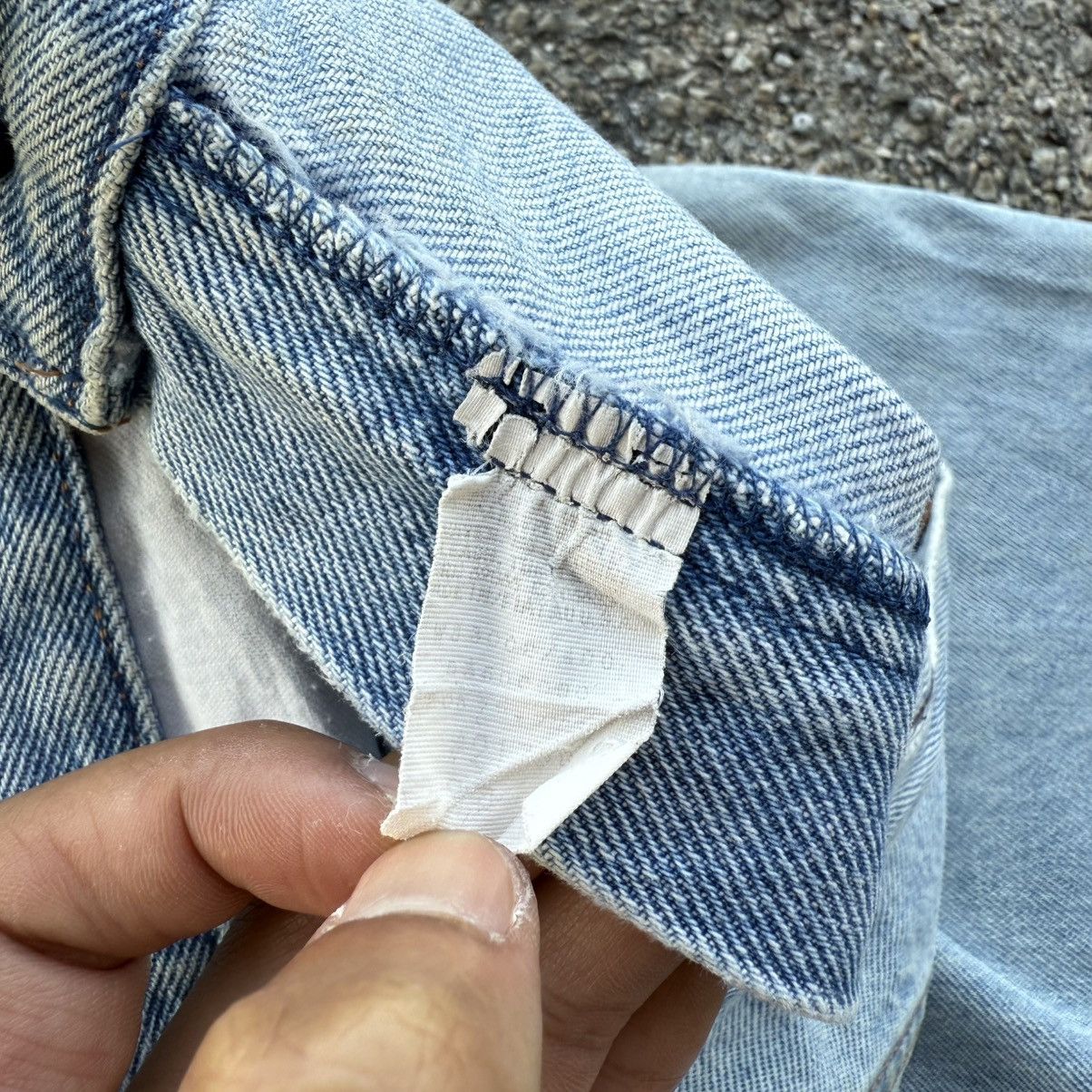 Other VINTAGE RUFF HEWN USA TALON ZIP FADED JEAN DENIM PANTS Size US 34 / EU 50 - 15 Thumbnail