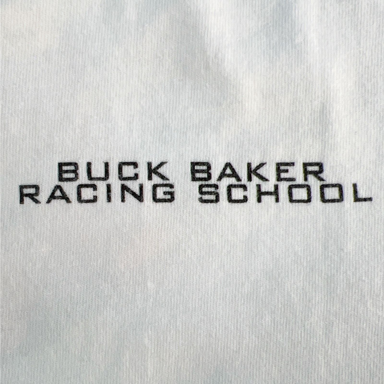 Hanes × Vintage 90s Buck Baker Racing School tshirt 1990s vintage Size US XL / EU 56 / 4 - 4 Thumbnail