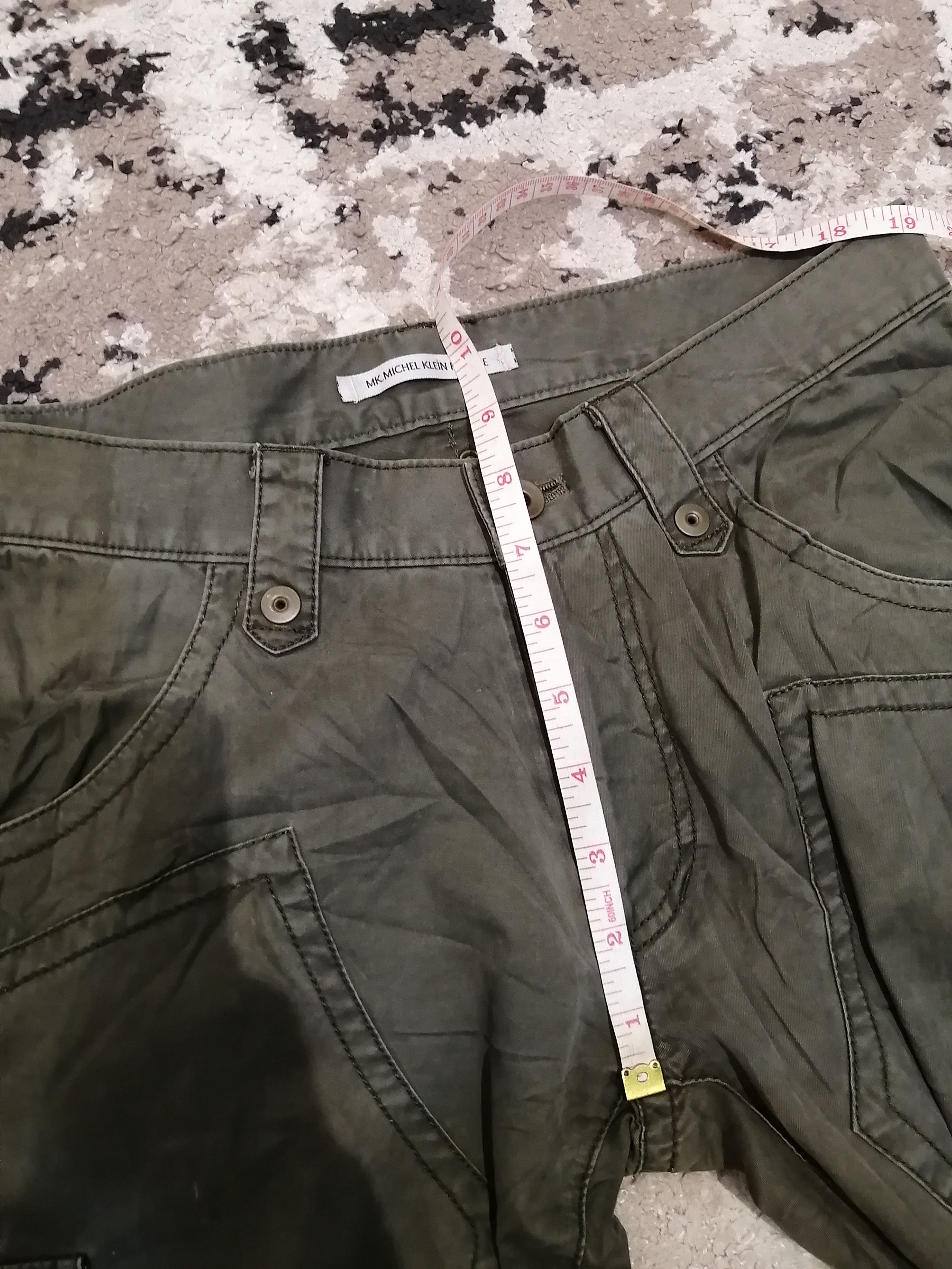 Michel Klein Vintage Michel Klein Double Knee Flared Tactical Pants Size US 31 - 15 Thumbnail
