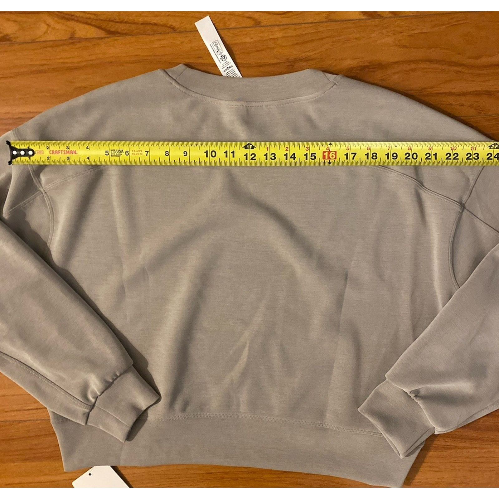 Lululemon Lululemon Oversized Soft Cropped Longsleeve Top Size S / US 4 / IT 40 - 7 Thumbnail