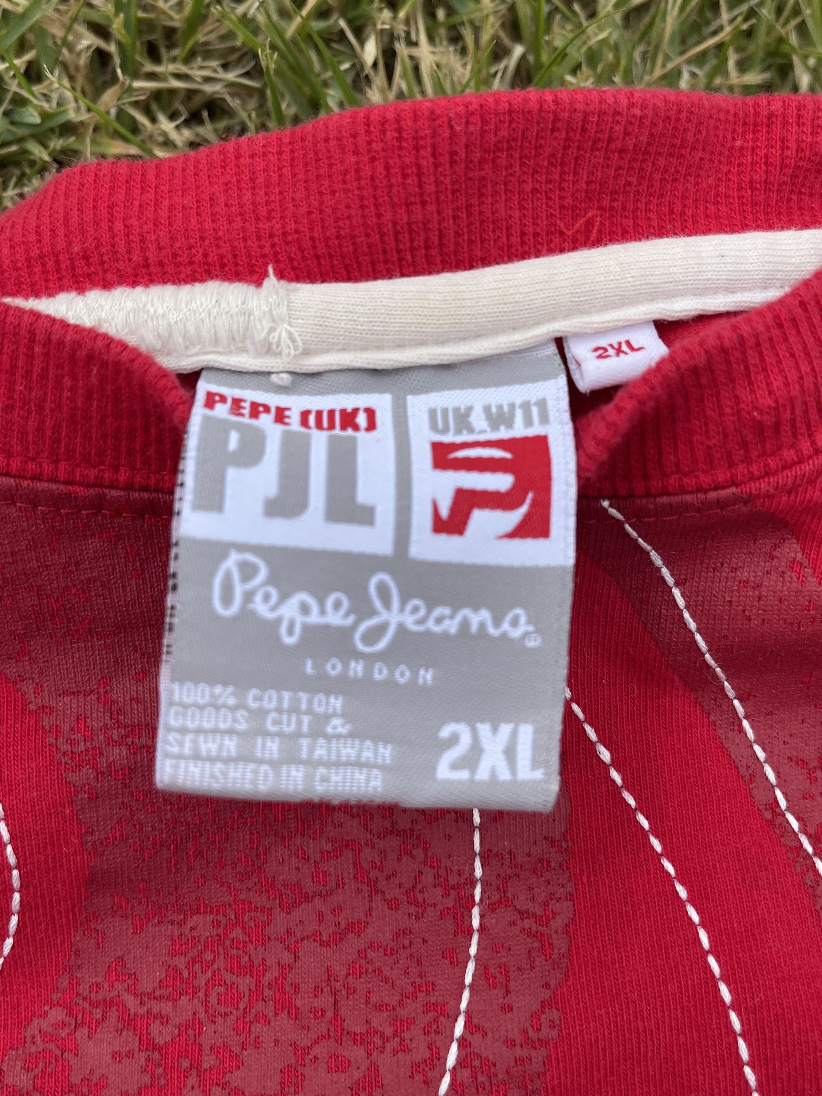 Pepe Jeans × Vintage Pepe Jeans London Y2K Hip Hop Rap Long Sleeve T-Shirt Size US XXL / EU 58 / 5 - 9 Thumbnail