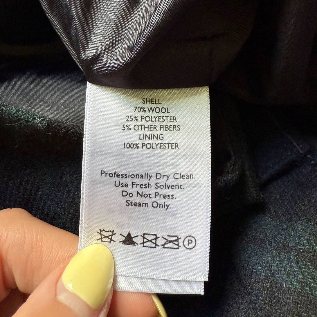 Eddie Bauer Eddie Bauer Plaid Mini Skirt Blue / Green Women's 6P Size 28" / US 6 / IT 42 - 6 Thumbnail