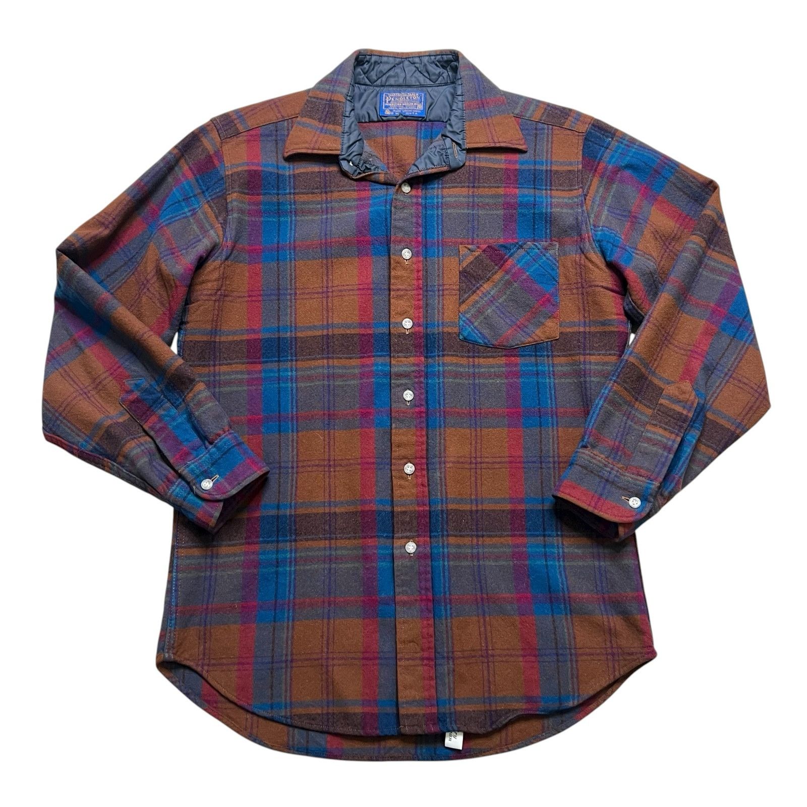 Pendleton Vintage Pendleton Wool Plaid Shirt Quilted Lined USA Size M Size US M / EU 48-50 / 2 - 10 Thumbnail