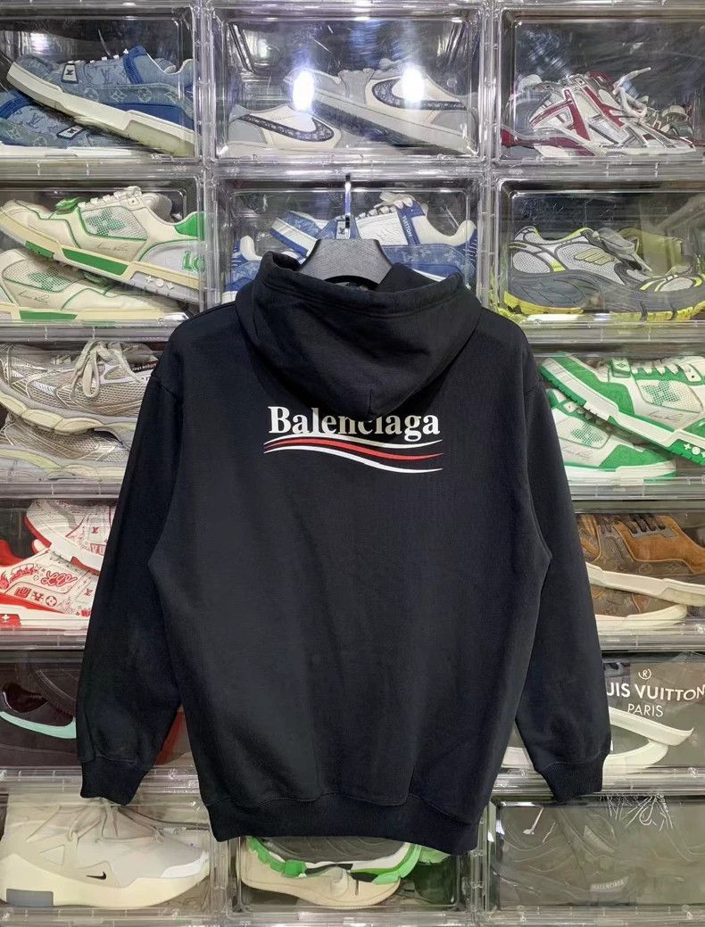 Balenciaga Balenciaga Coke Print Black Hoodie Size US S / EU 44-46 / 1 - 2 Thumbnail