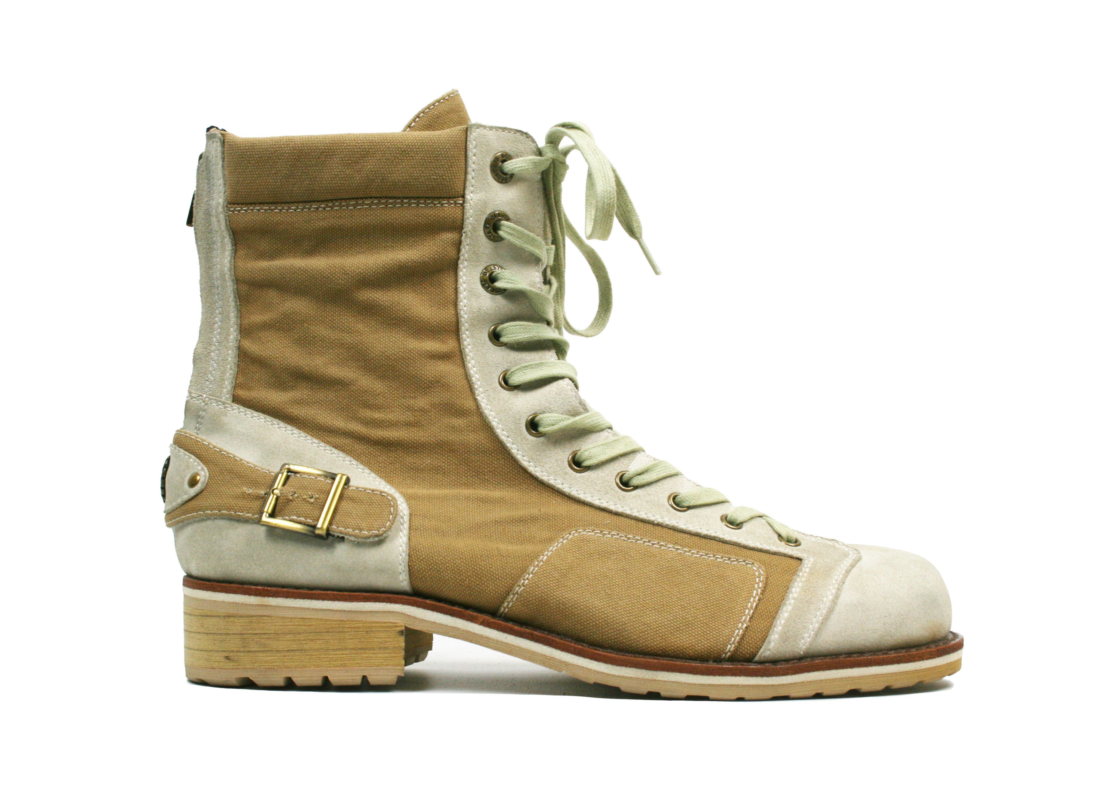 Belstaff Trialmaster Trooper Biker Combat Back Zip Boots Size US 9 / EU 42 - 1 Thumbnail