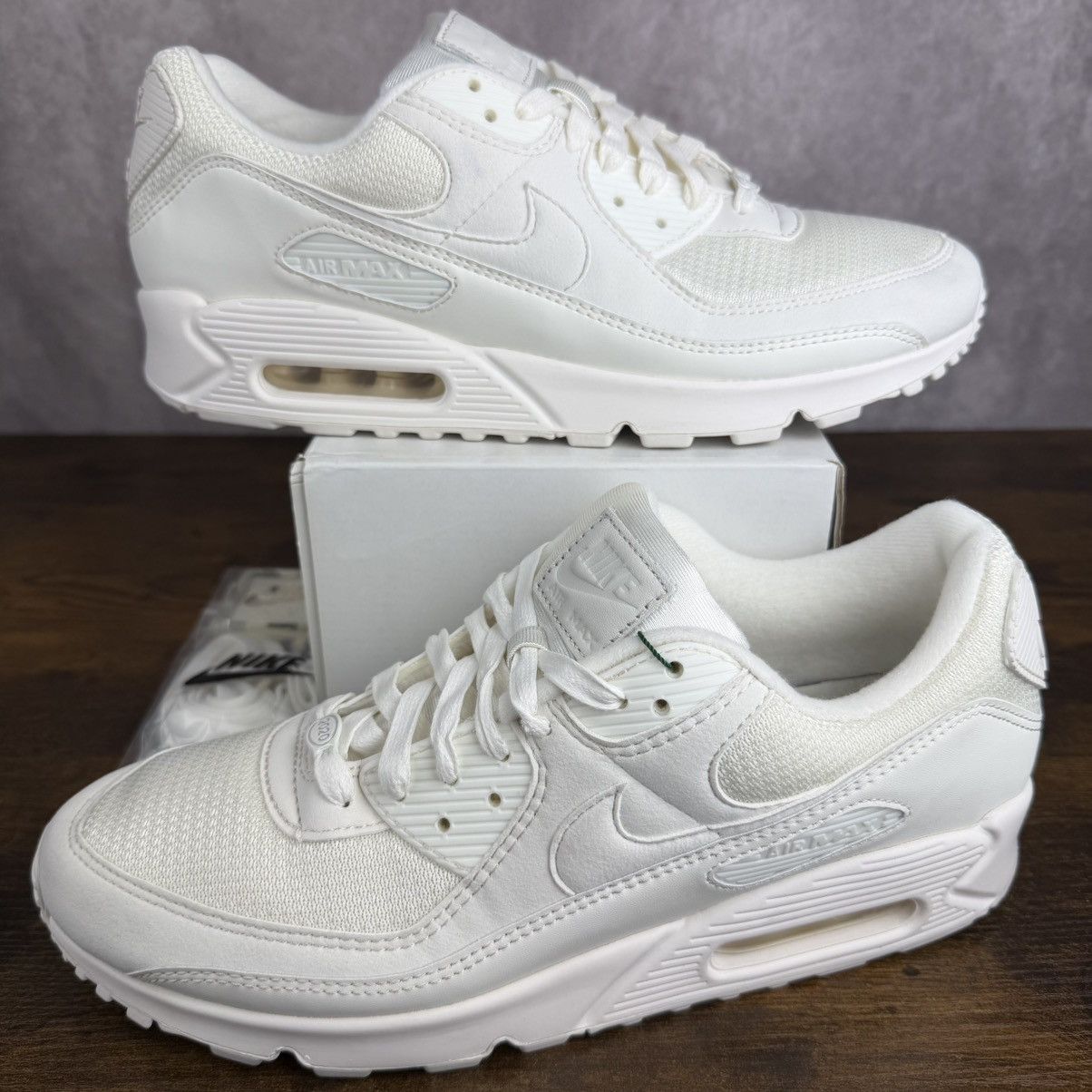 Nike NEW Nike Air Max 90 NRG Recraft Sail White 11.5 CT2007-100 Size US 11.5 / EU 44-45 - 2 Thumbnail
