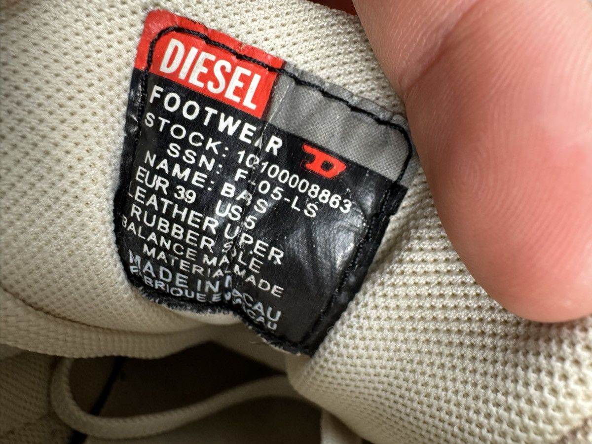 Diesel × Vintage Vintage 2000s Diesel low profile leather suede sneakers Size US 8 / IT 38 - 20 Thumbnail