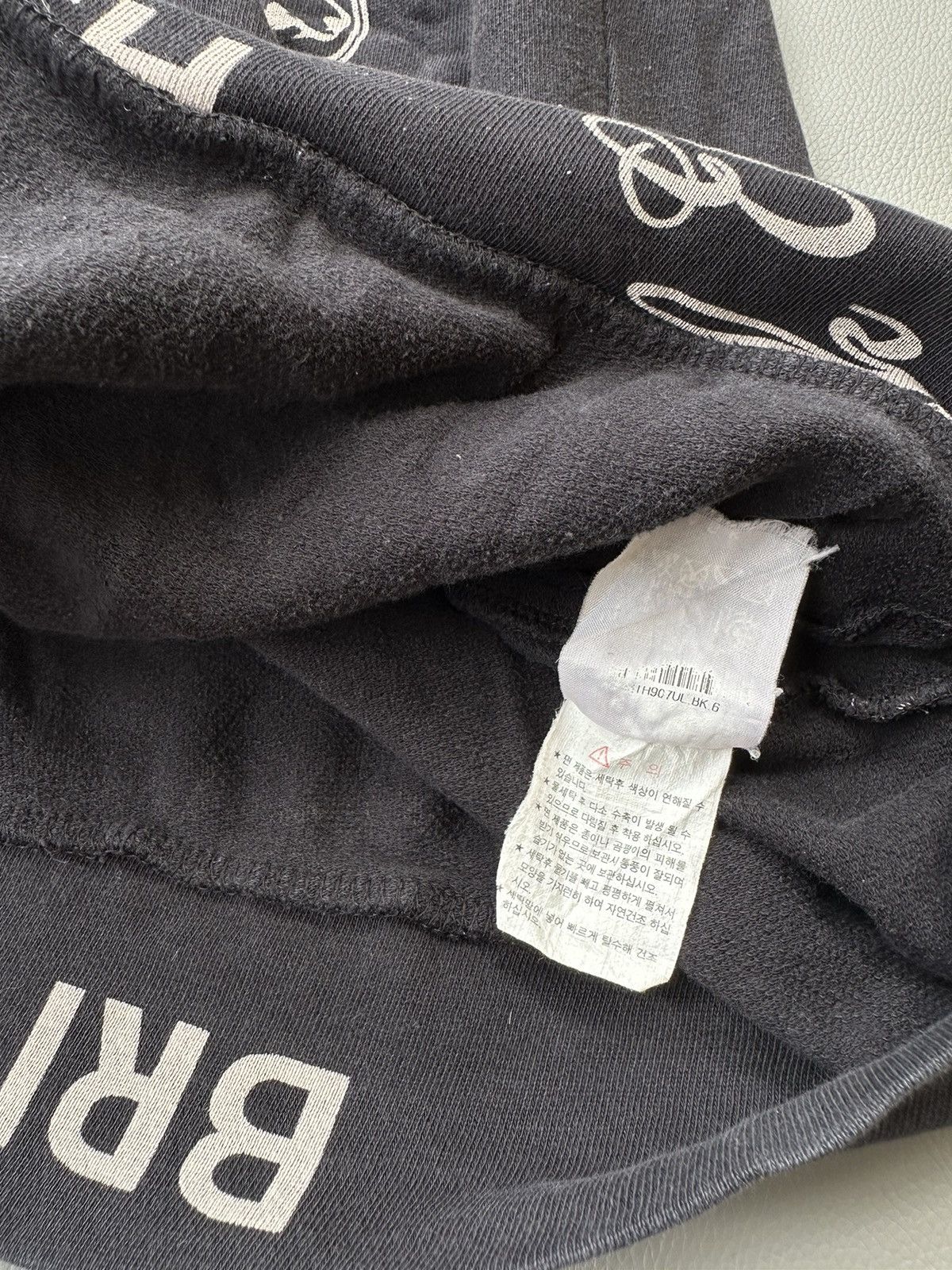 Hysteric Glamour × Le Grande Bleu (L.G.B.) × Yasuyuki Ishii ASK ENQUIRED POEM FADED BRITISH LONDON HOODIE LGB STYLE Size US L / EU 52-54 / 3 - 10 Thumbnail