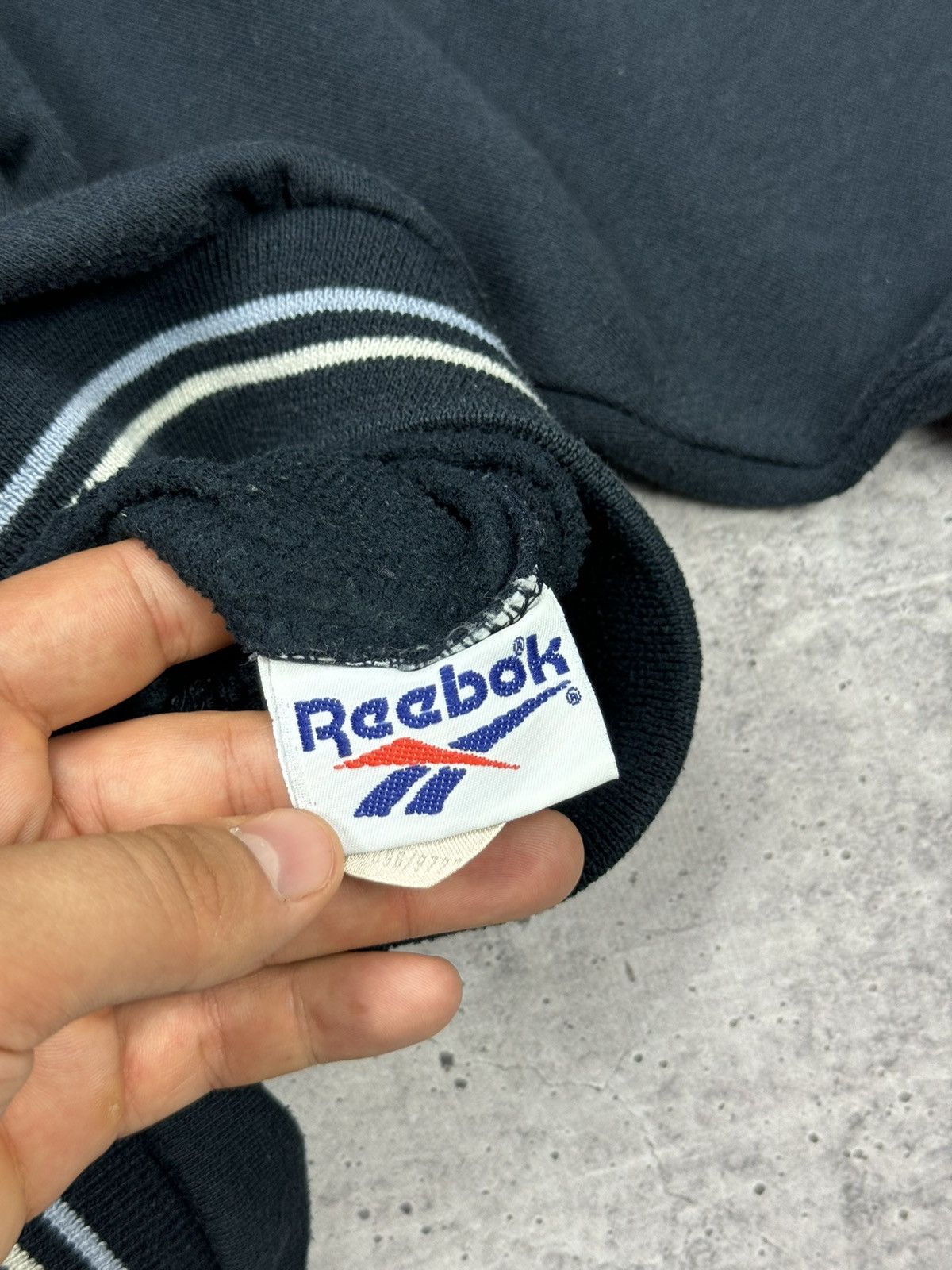 Reebok × Vintage Vintage Reebok Big Logo 90’s Y2K Style Blue Sweatshirt Size US S / EU 44-46 / 1 - 10 Thumbnail