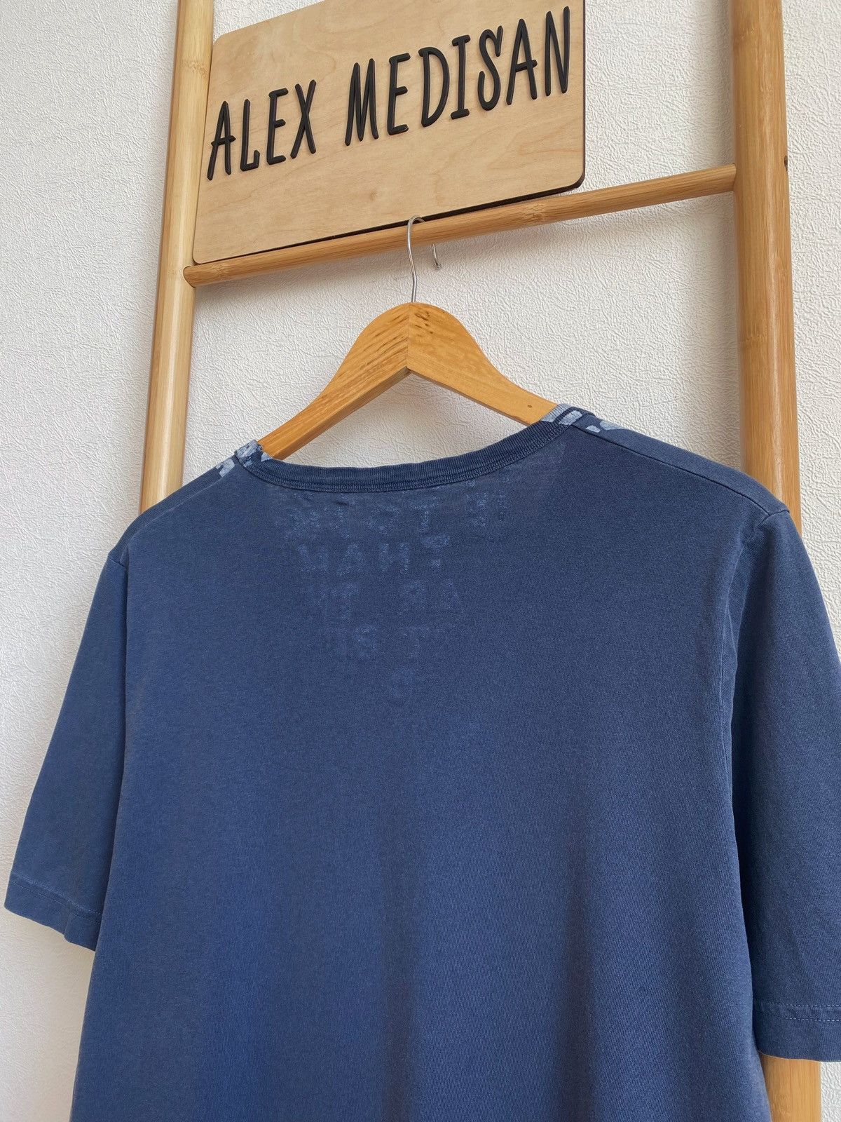 Maison Margiela MAISON MARTIN MARGIELA AIDS garment dyed v- neck t-shirt Size US M / EU 48-50 / 2 - 8 Thumbnail