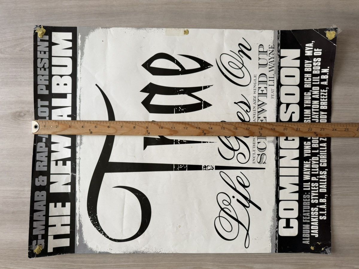 Vintage Vintage Y2K Trae Life Goes On Album Promo Poster Size ONE SIZE - 8 Thumbnail