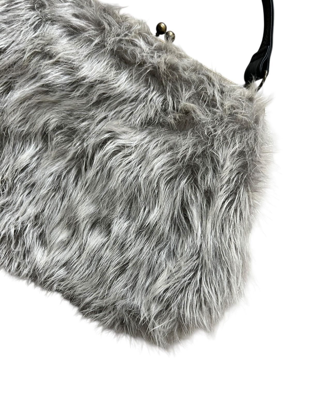 Katharine Hamnett London 1990s Katharine Hamnett London Fur Handle Bag Size ONE SIZE - 4 Thumbnail