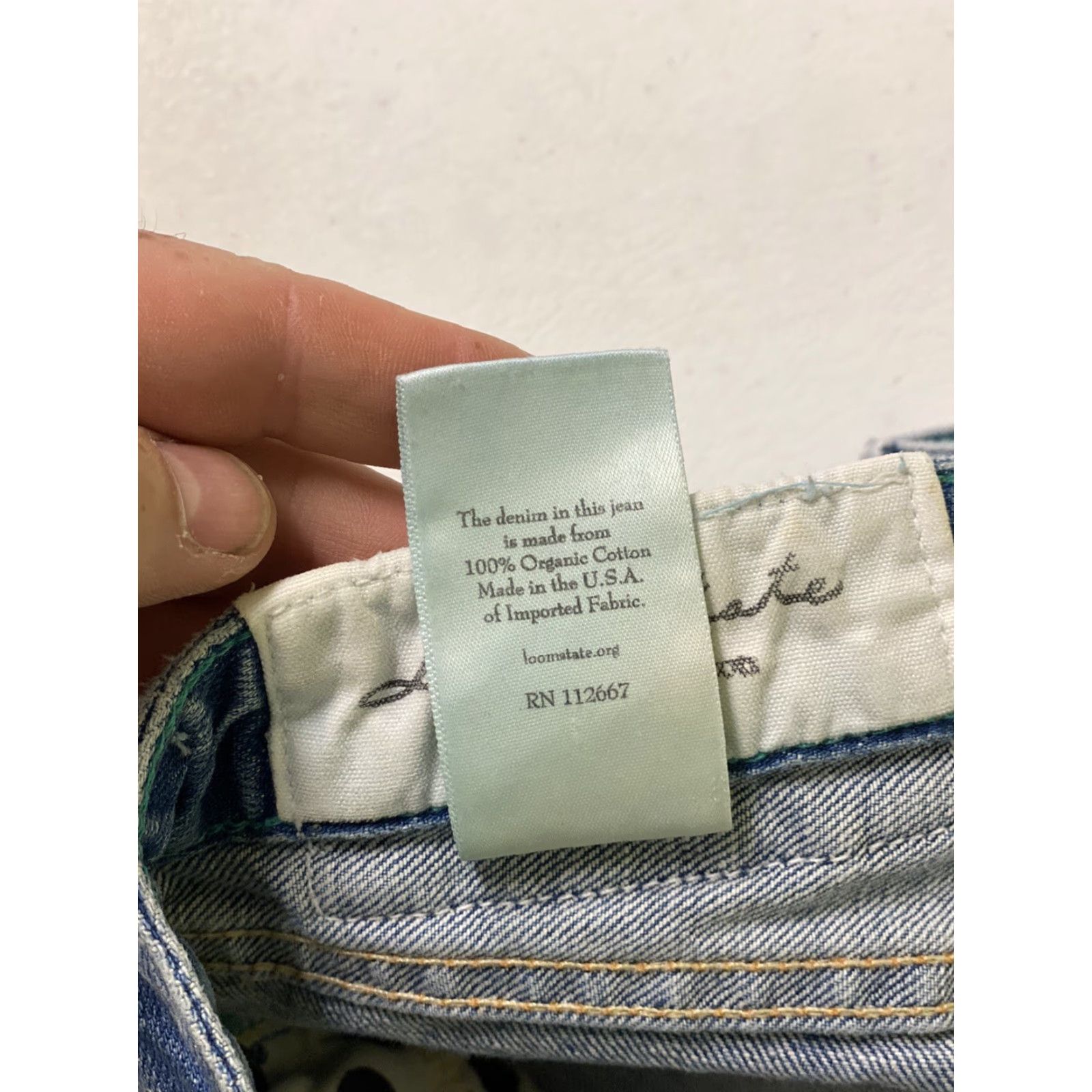 Denime VINTAGE Loomstate Jeans Bootcut Denim 30x34 Blue Low Rise Womens 30 Regular Girls? Size 30" / US 8 / IT 44 - 4 Thumbnail