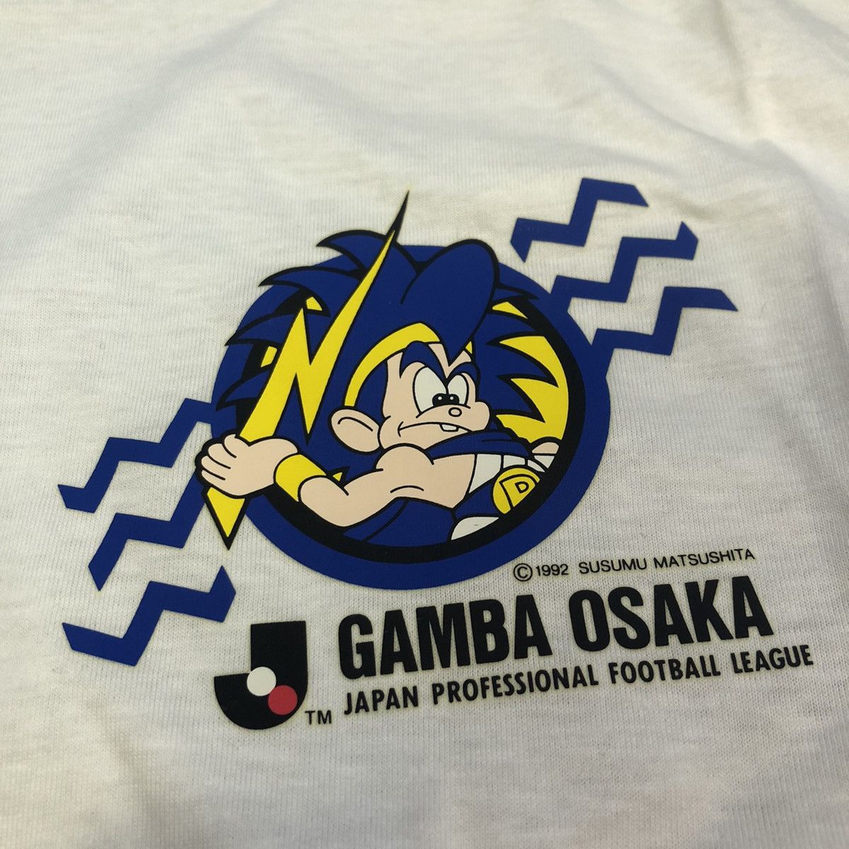 Japan soccer j.league 90s Gamba Osaka tee (Bnwt)