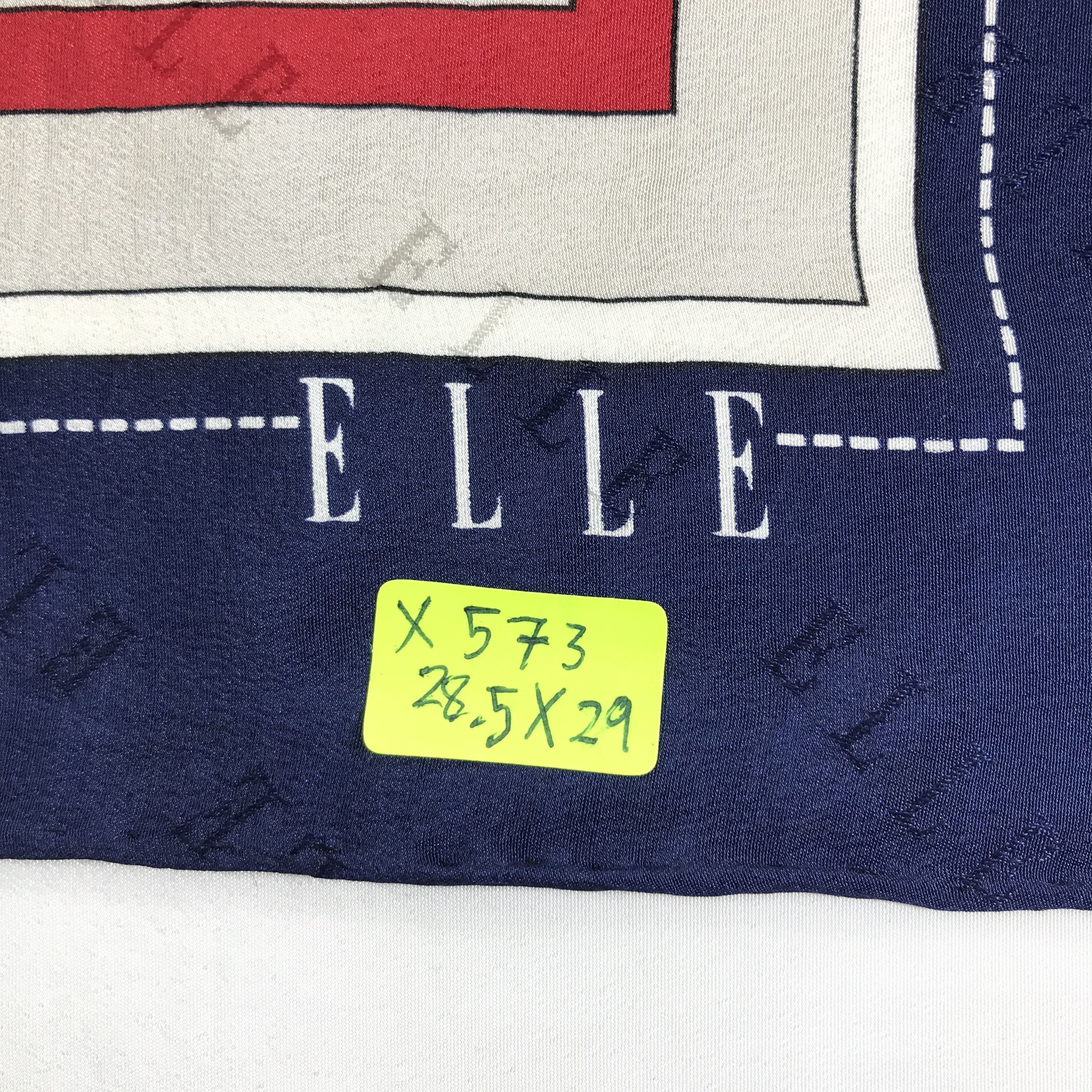Vintage Vintage Elle Silk Scarf Size ONE SIZE - 5 Thumbnail