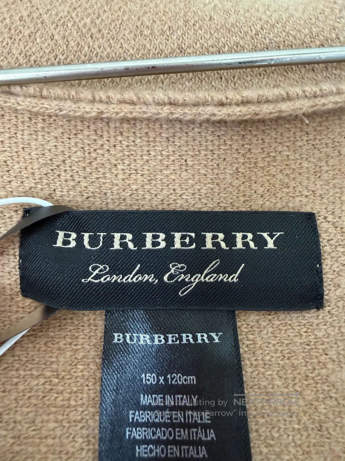 Burberry Burberry Camel Hooded Cape Shawl. Size ONE SIZE - 3 Thumbnail
