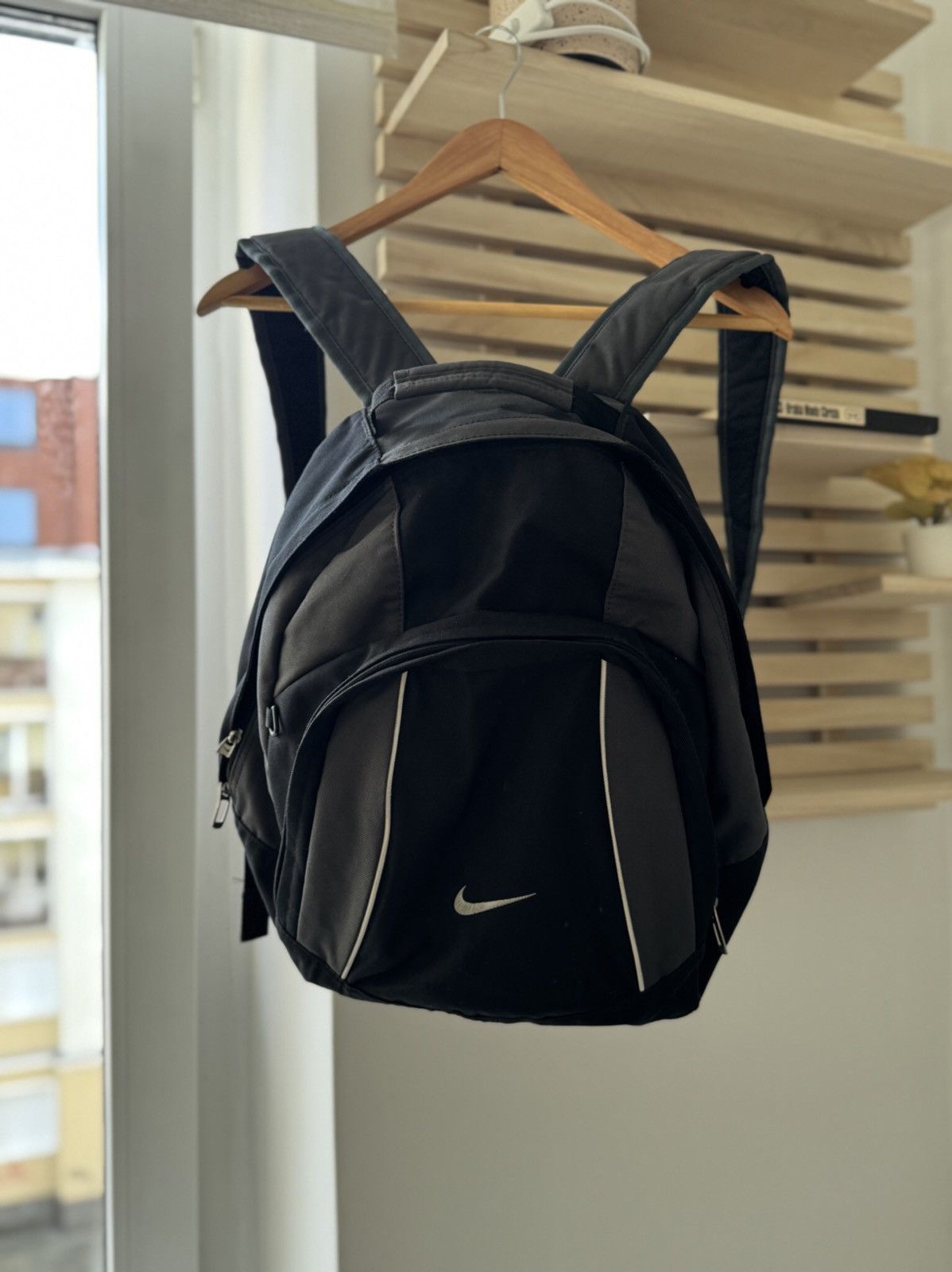 Nike × Vintage Nike Bagpack Vintage Big Swoosh Y2K Size ONE SIZE - 12 Thumbnail