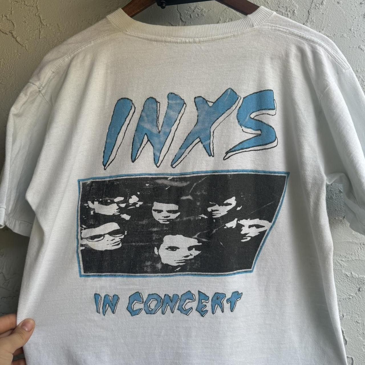 Band Tees × Vintage 80’s INXS Band T 🔥 Size US L / EU 52-54 / 3 - 4 Thumbnail