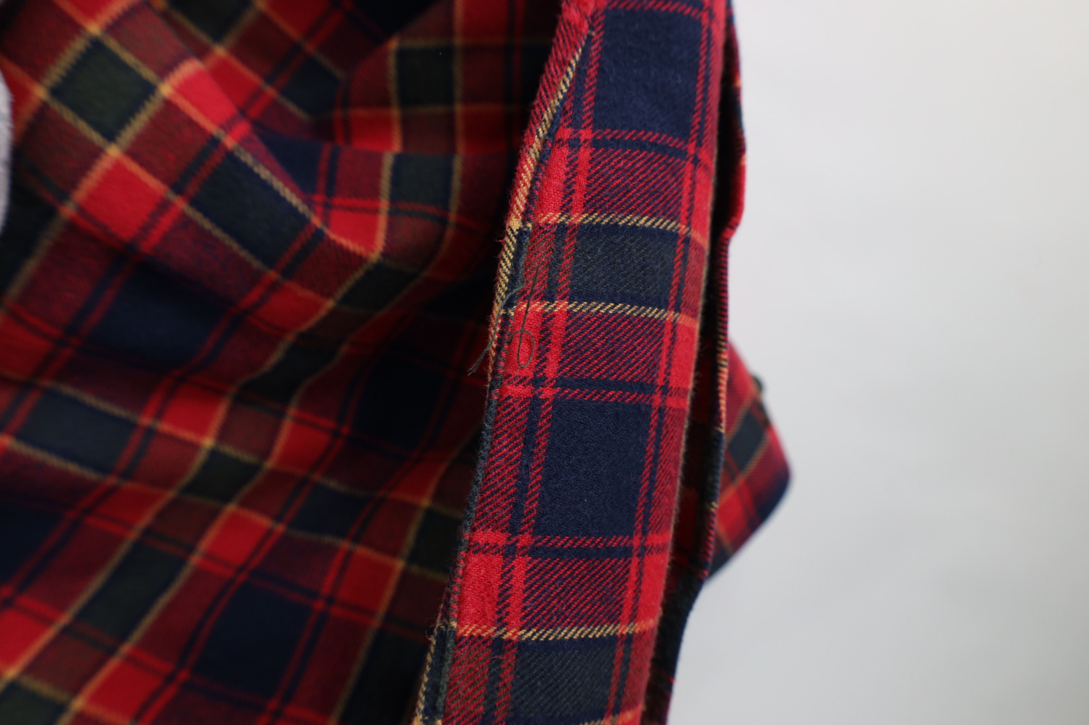 Lands' End × Vintage Vintage Lands End Flannel Collared Button Down Shirt Plaid Size US M / EU 48-50 / 2 - 10 Thumbnail