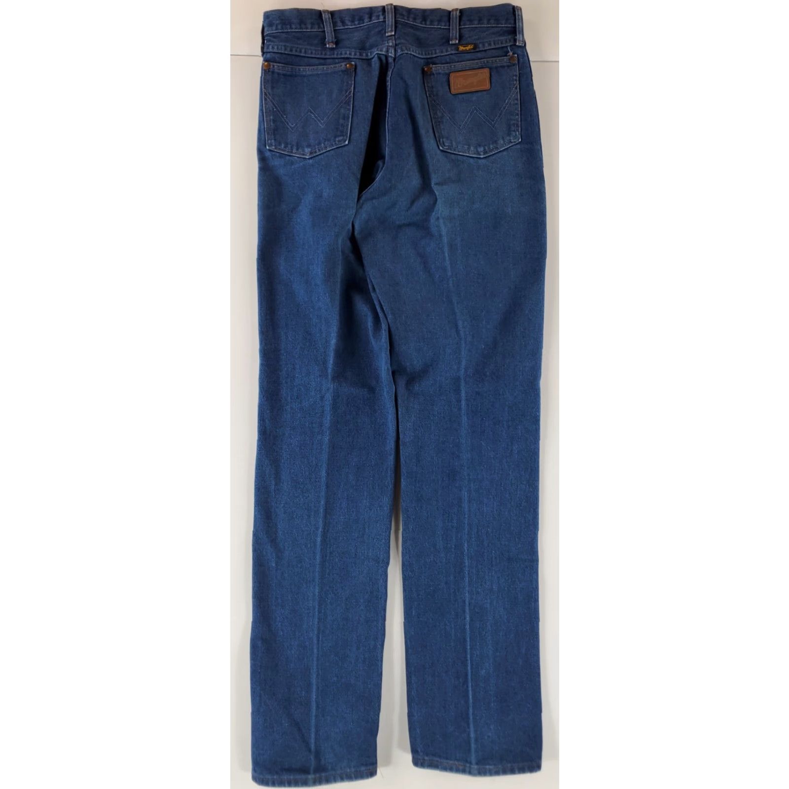 Wrangler VINTAGE Wrangler Jeans Blue VTG 80s 90s 31MWZ Made USA Mens 34x36 33x36 Actual Blue Denim Straight Men 33 36 Size US 33 - 4 Thumbnail