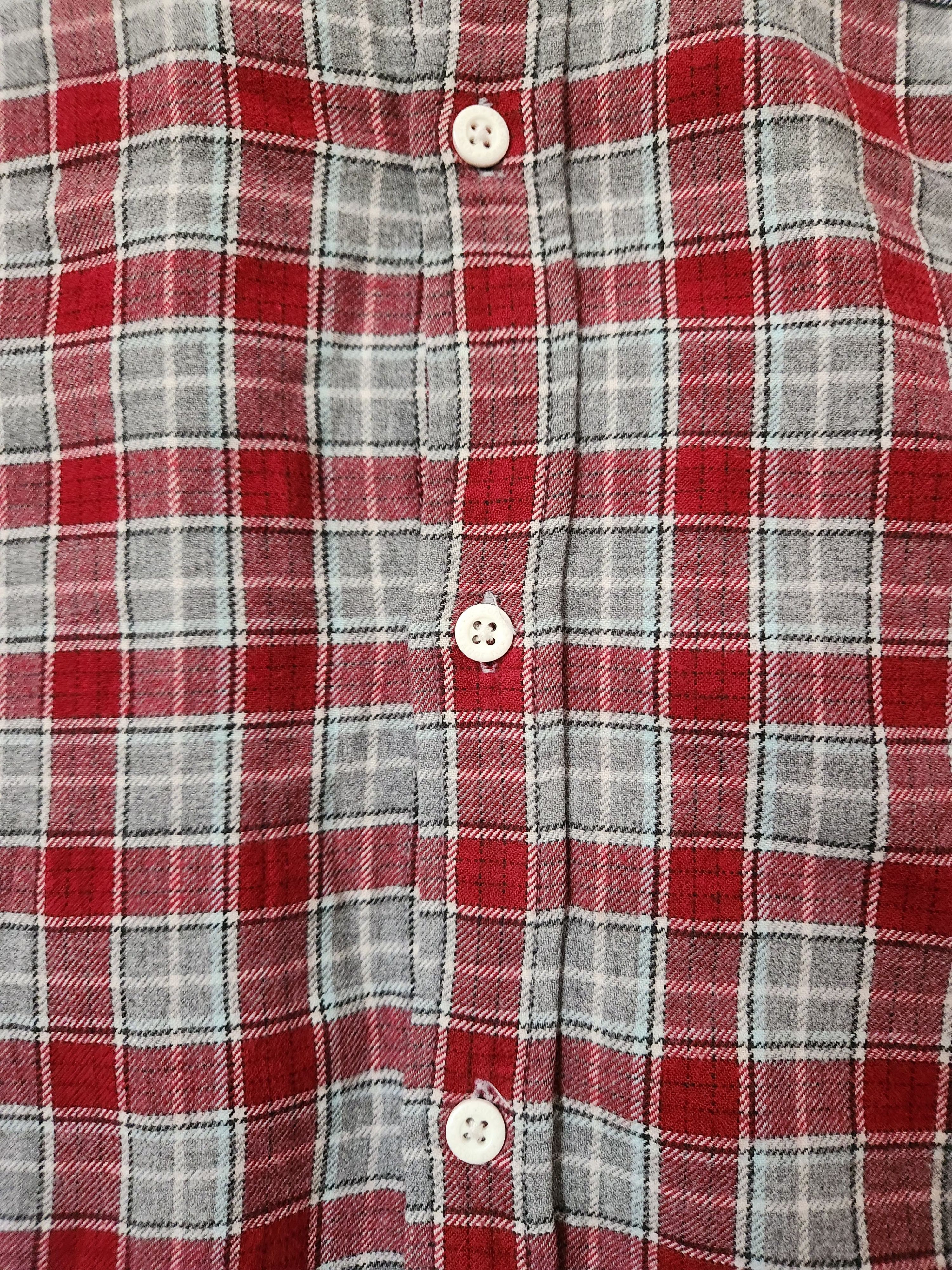 Kim Jones Kim Jones Men Flannel Check Colour Block Shirt Size US L / EU 52-54 / 3 - 3 Thumbnail
