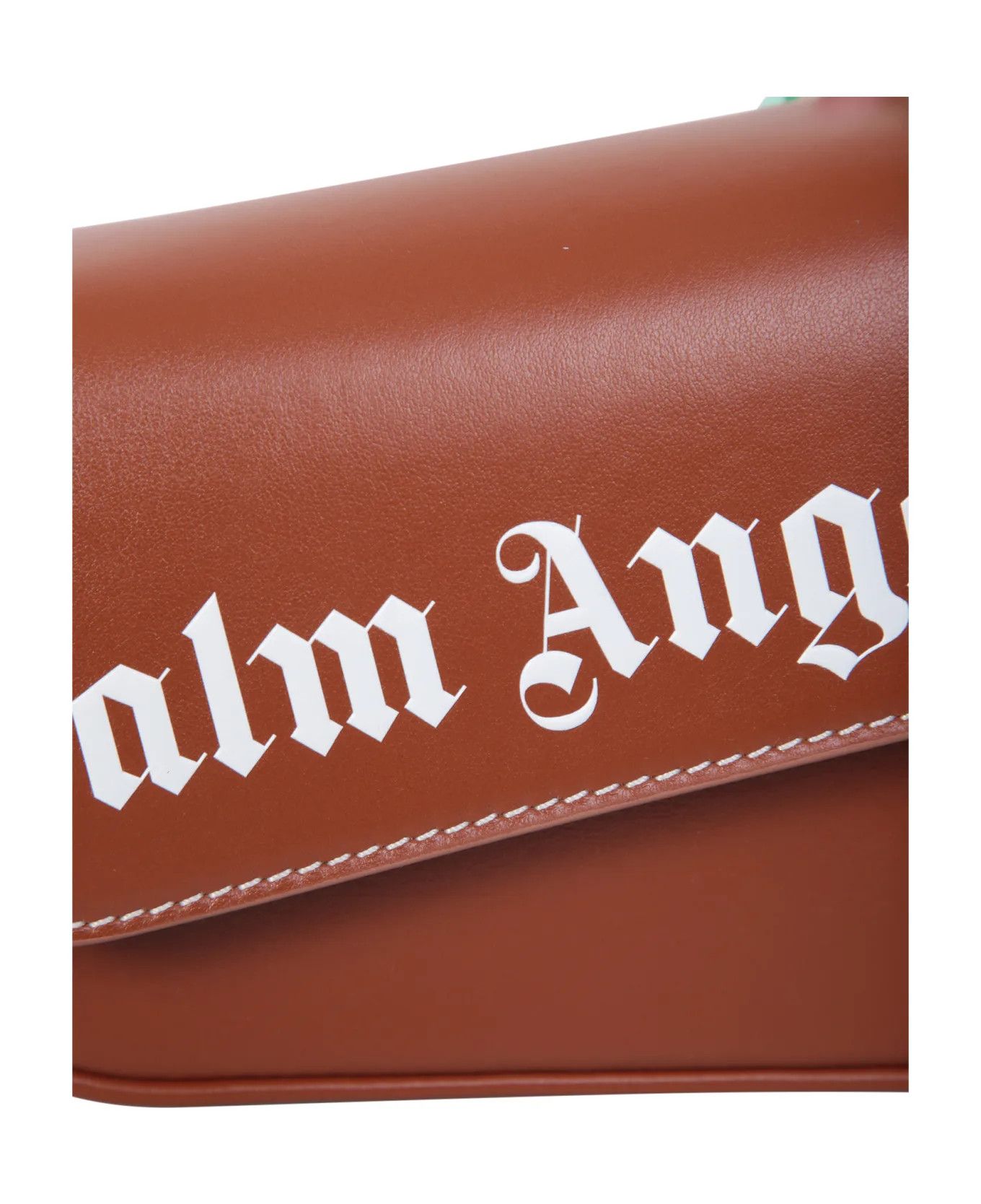 Palm Angels o1y1125 Size : OS / Logo Handbag in Brown Size ONE SIZE - 3 Thumbnail