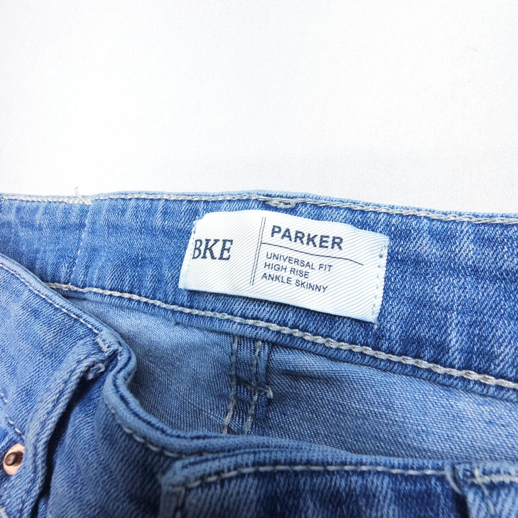 Vintage VINTAGE BUCKLE BKE Parker High Rise Ankle Skinny Jeans Buckle BKE Stella Size 27 Women's Slim Distressed Blue Denim 5-Pocket Stretch Size 27" / US 4 / IT 40 - 3 Thumbnail