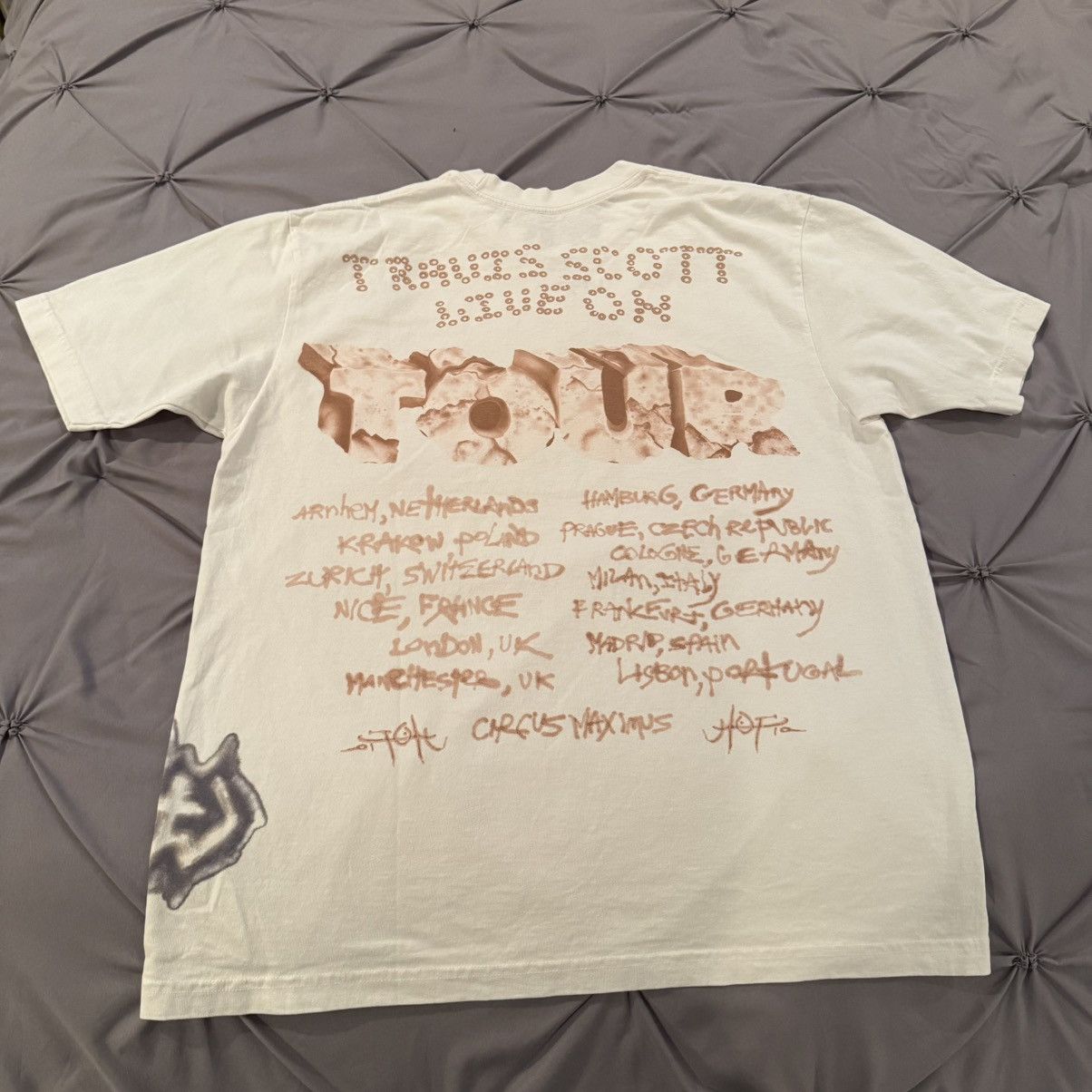 Travis Scott Travis Scott Circus Maximus Europe Tour T-Shirt Size US L / EU 52-54 / 3 - 4 Thumbnail