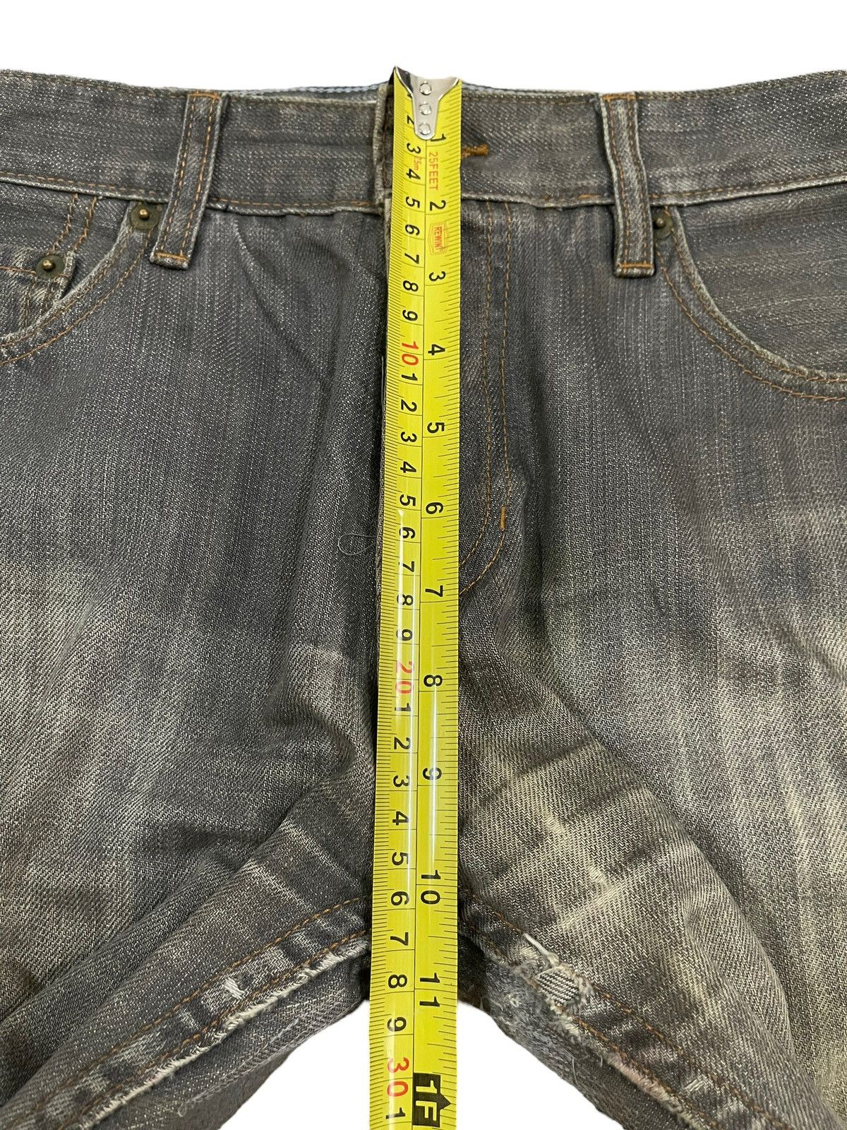 Gap Vintage Gap Classic Mud Wash Style Straight Loose Jeans Size US 32 / EU 48 - 13 Thumbnail