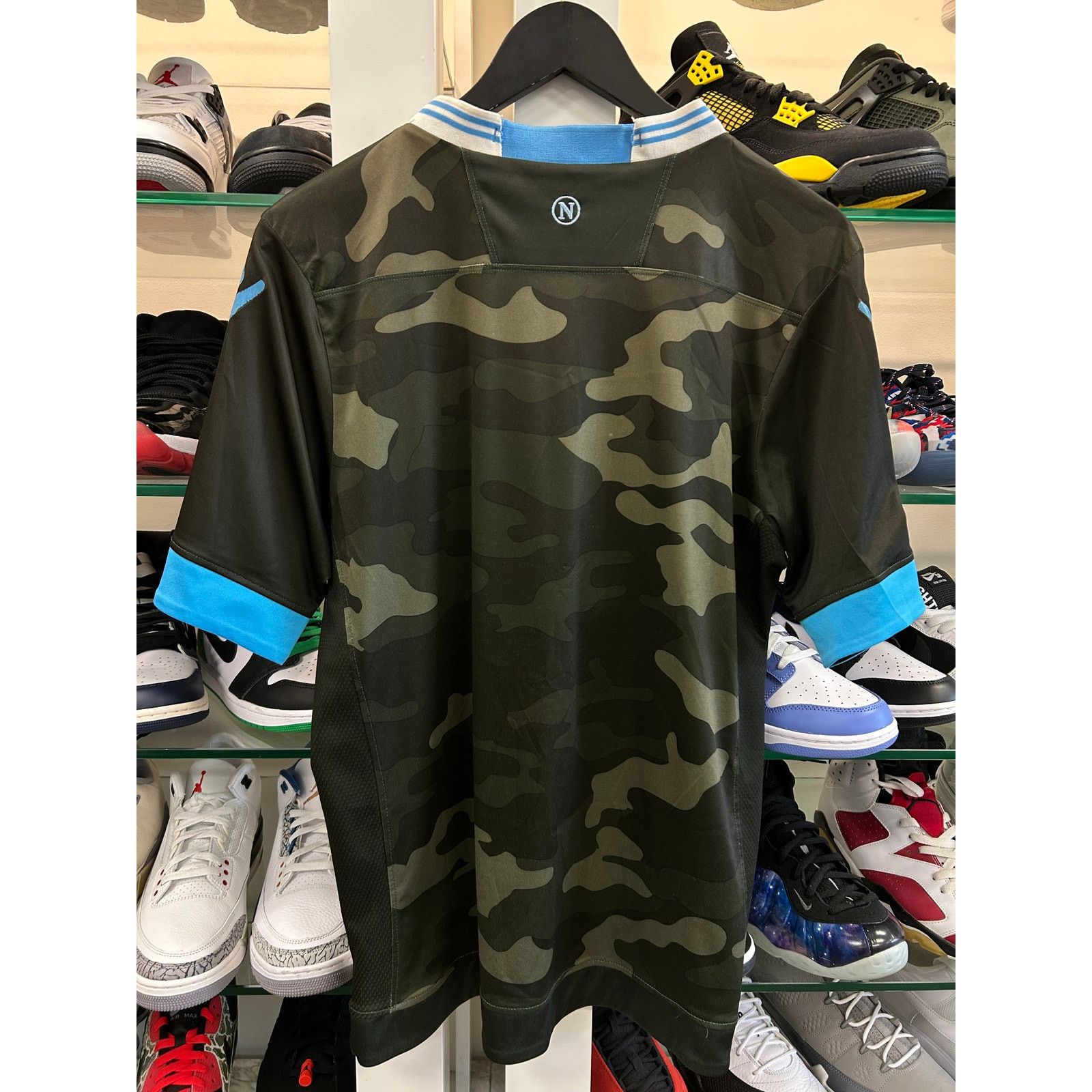Nike SSC Napoli 2013/14 away football shirt camo flight M Medium Size US M / EU 48-50 / 2 - 2 Thumbnail