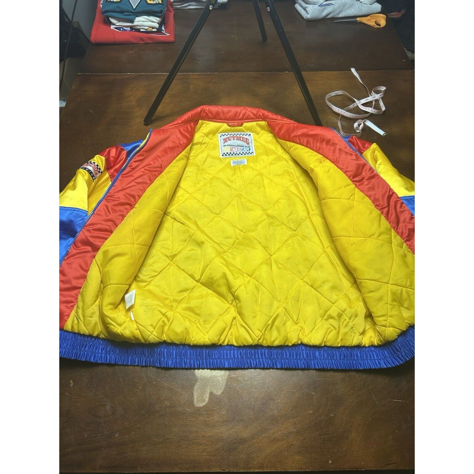 Nutmeg 90s/Y2K NASCAR Jeff Gordon #24 Nutmeg Racing Puffer Jacket Size US L / EU 52-54 / 3 - 5 Thumbnail