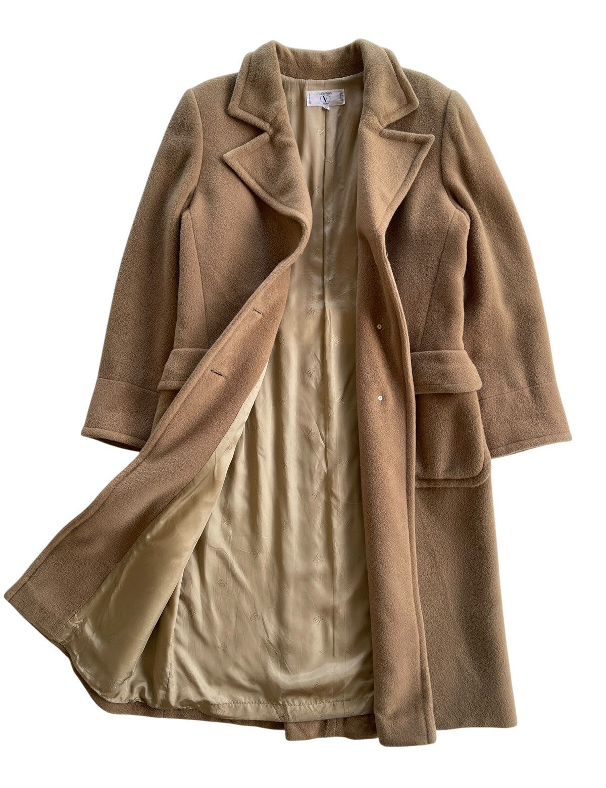 Valentino Valentino Cashmere Camel Coat Size M / US 6-8 / IT 42-44 - 3 Thumbnail